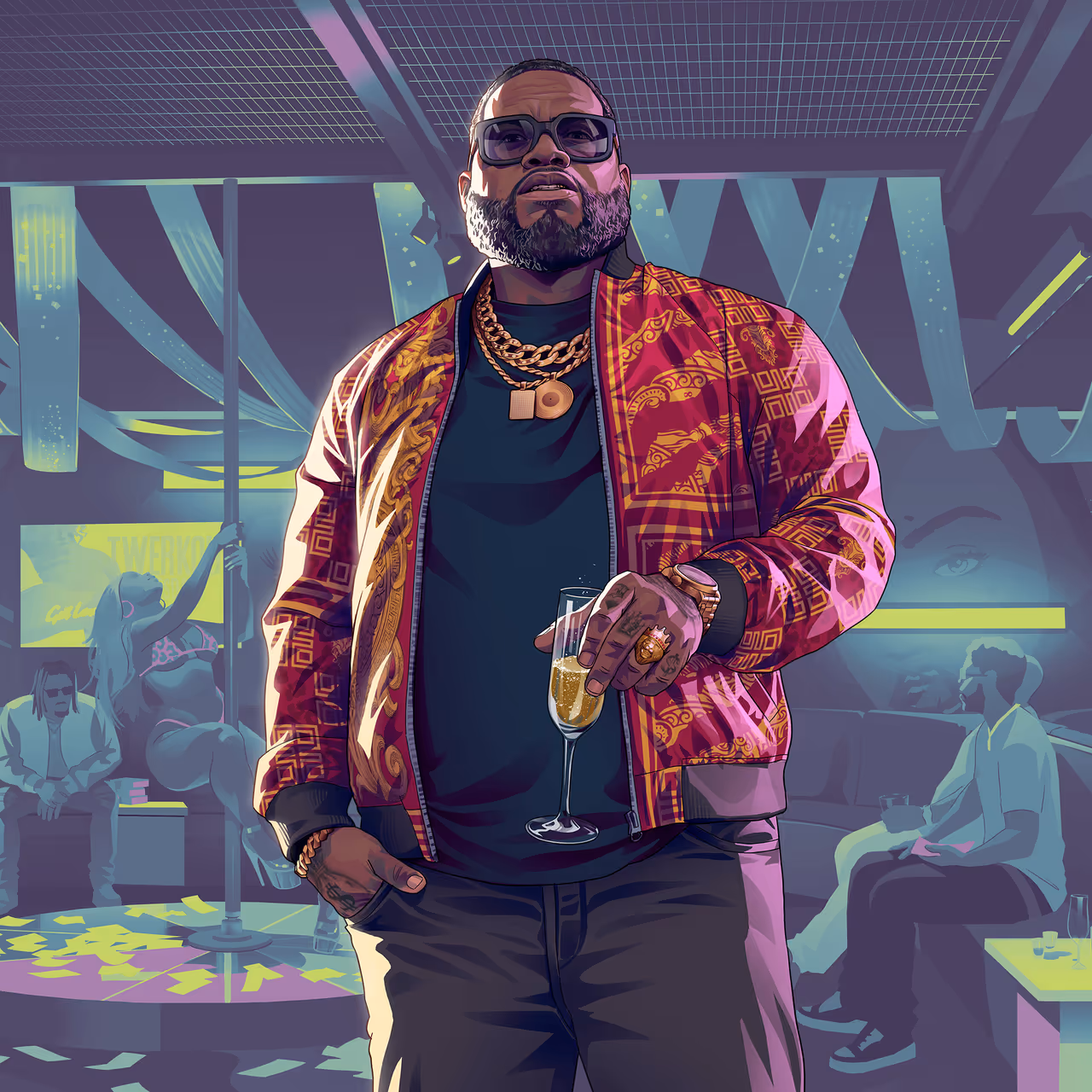 GTA 6, Official, Art, Character, Boobie Ike