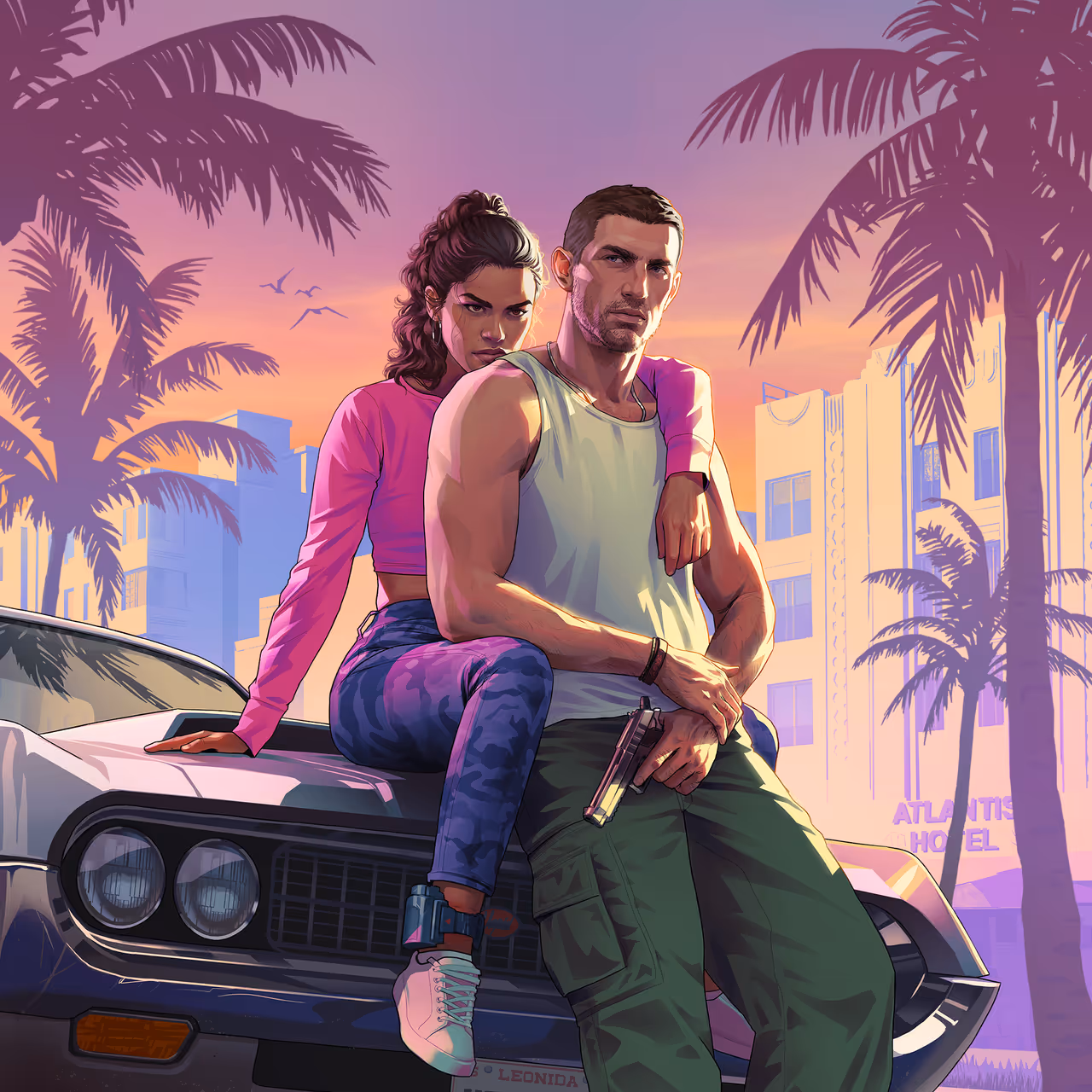 GTA 6, Official, Art, Character, Jason Duval, Lucia Caminos