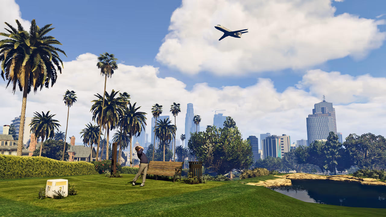 GTA 5, Screenshot, Official, Los Santos, Los Santos Golf Club, Golf