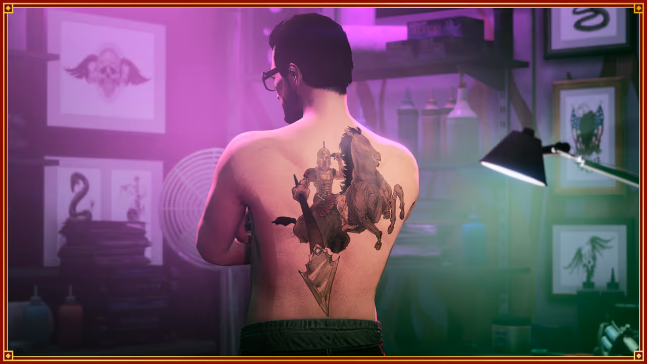 GTA Online, Official, Character, Tattoos, Horse Tattoos