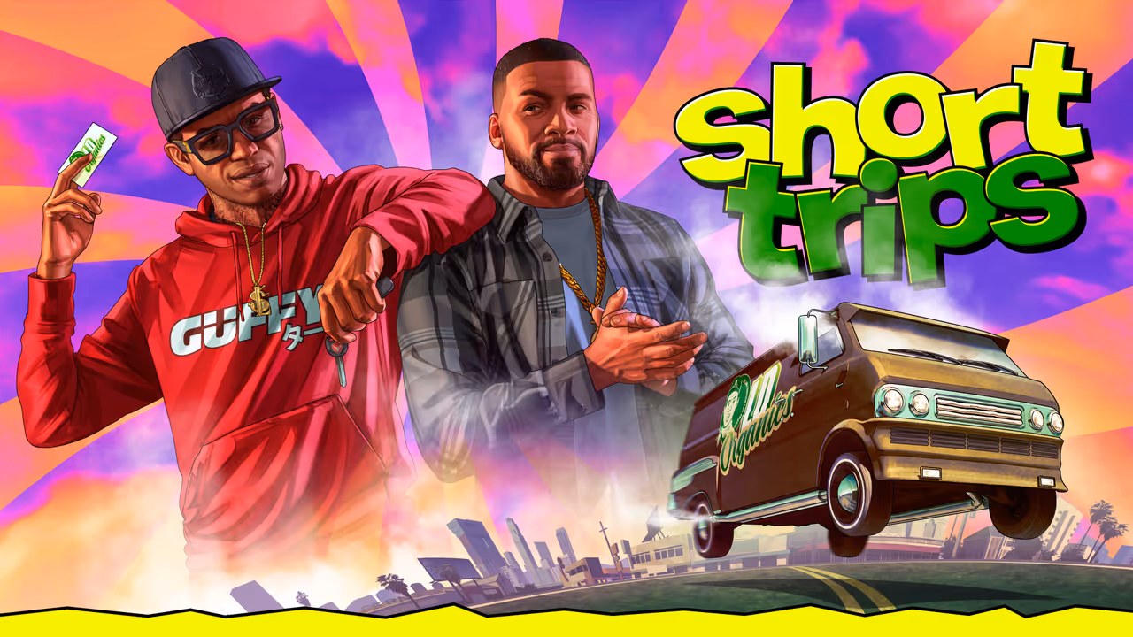 GTA Online, Character, Mission, Vehicle, Art, Franklin Clinton, Lamar Davis, Short Trips, Vapid Youga Custom, Vans