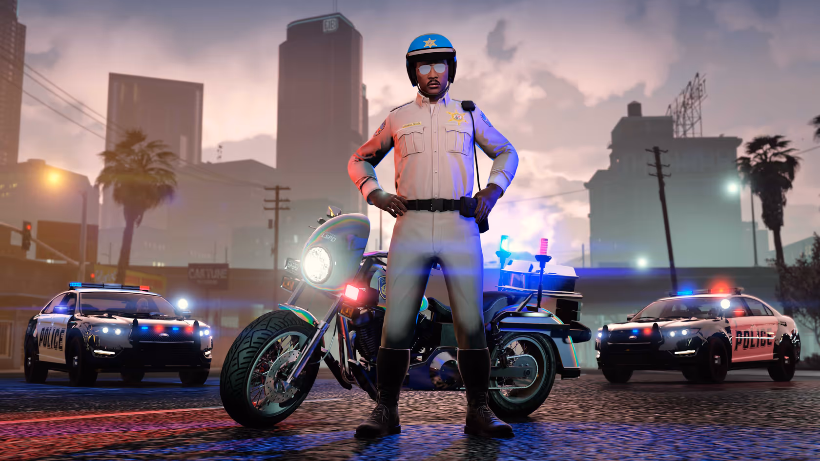GTA Online, Official, Character, Clothes, GTA Online Protagonist, Highway Patrol Outfit