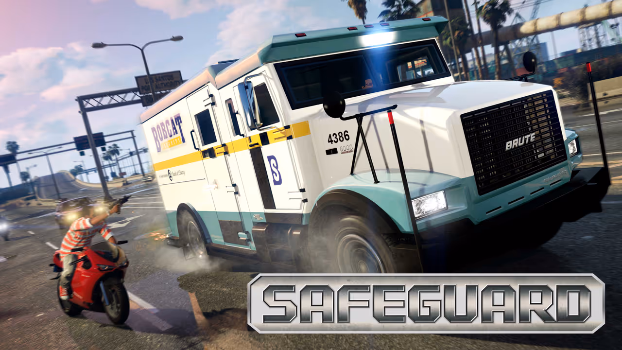 GTA Online, Mission, Vehicle, Safeguard Deliveries, Brute Stockade (Bobcat Security), Commercial