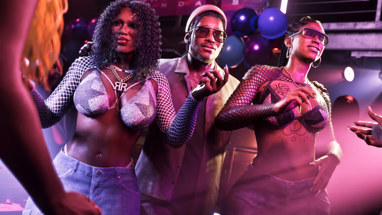 GTA 6, Official, Screenshot, PS5/Xbox Series X|S, Character, Dre'Quan Priest, Real Dimez, Roxy, Bae-Luxe