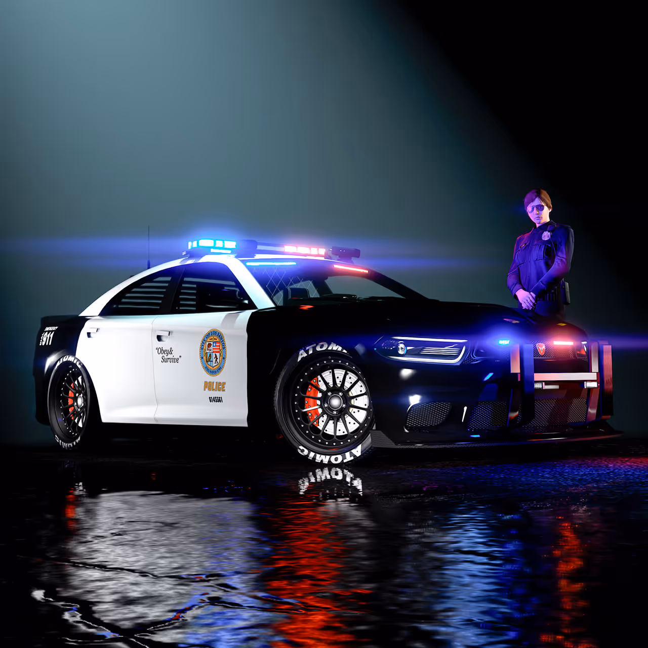 GTA Online, Official, Vehicle, Bravado Buffalo STX Pursuit, Emergency