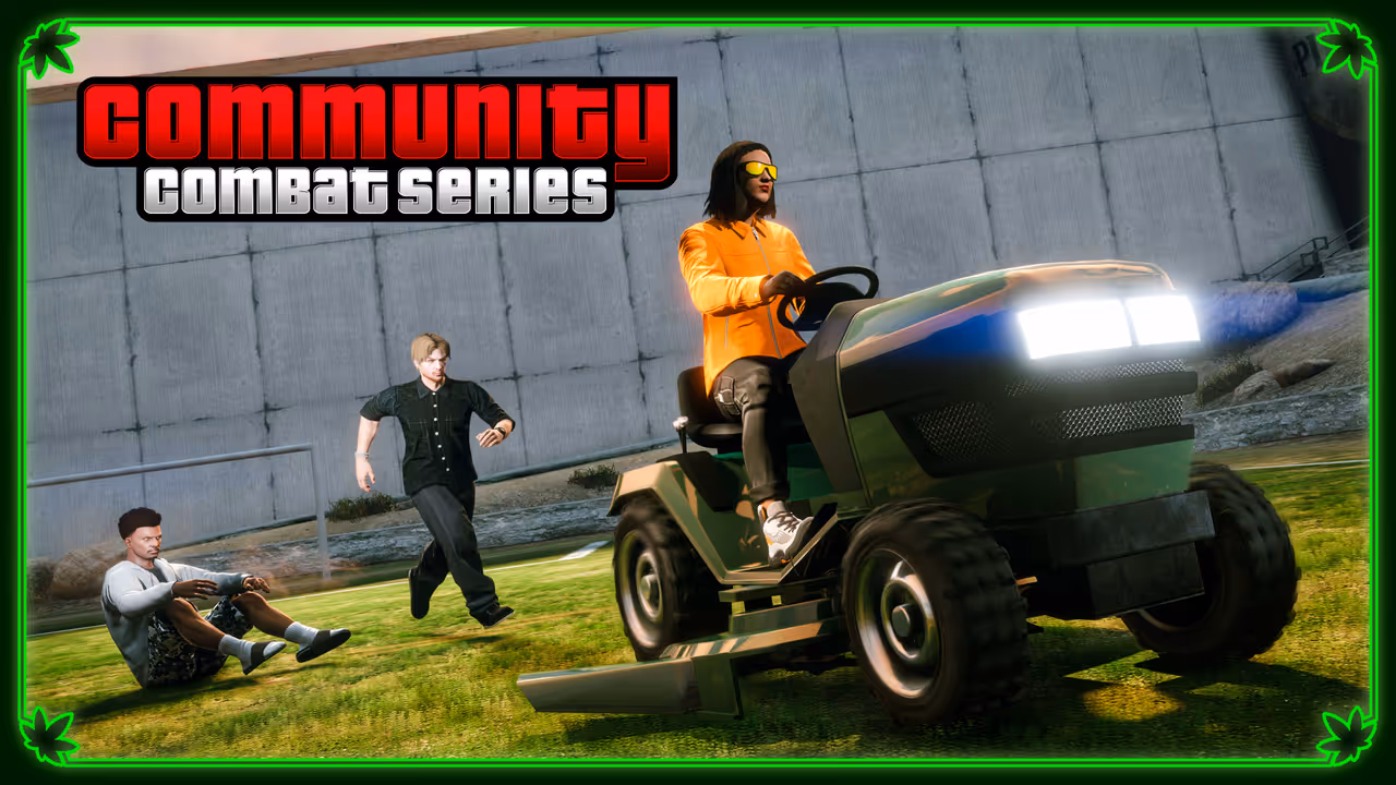 GTA Online, Official, Mission, Vehicle, Community Series, Community Combat Series, Lawn Mower, Utility