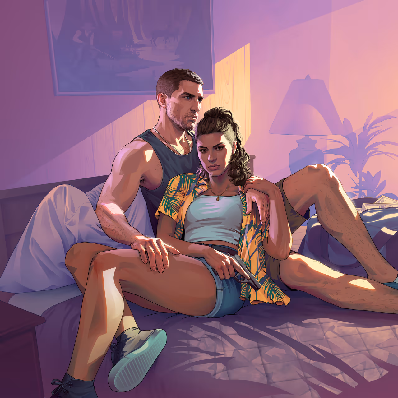 GTA 6, Official, Art, Character, Jason Duval, Lucia Caminos