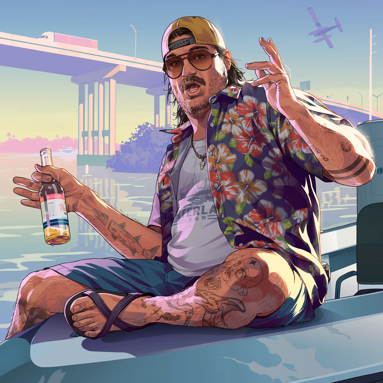 GTA 6, Official, Art, Character, Cal Hampton