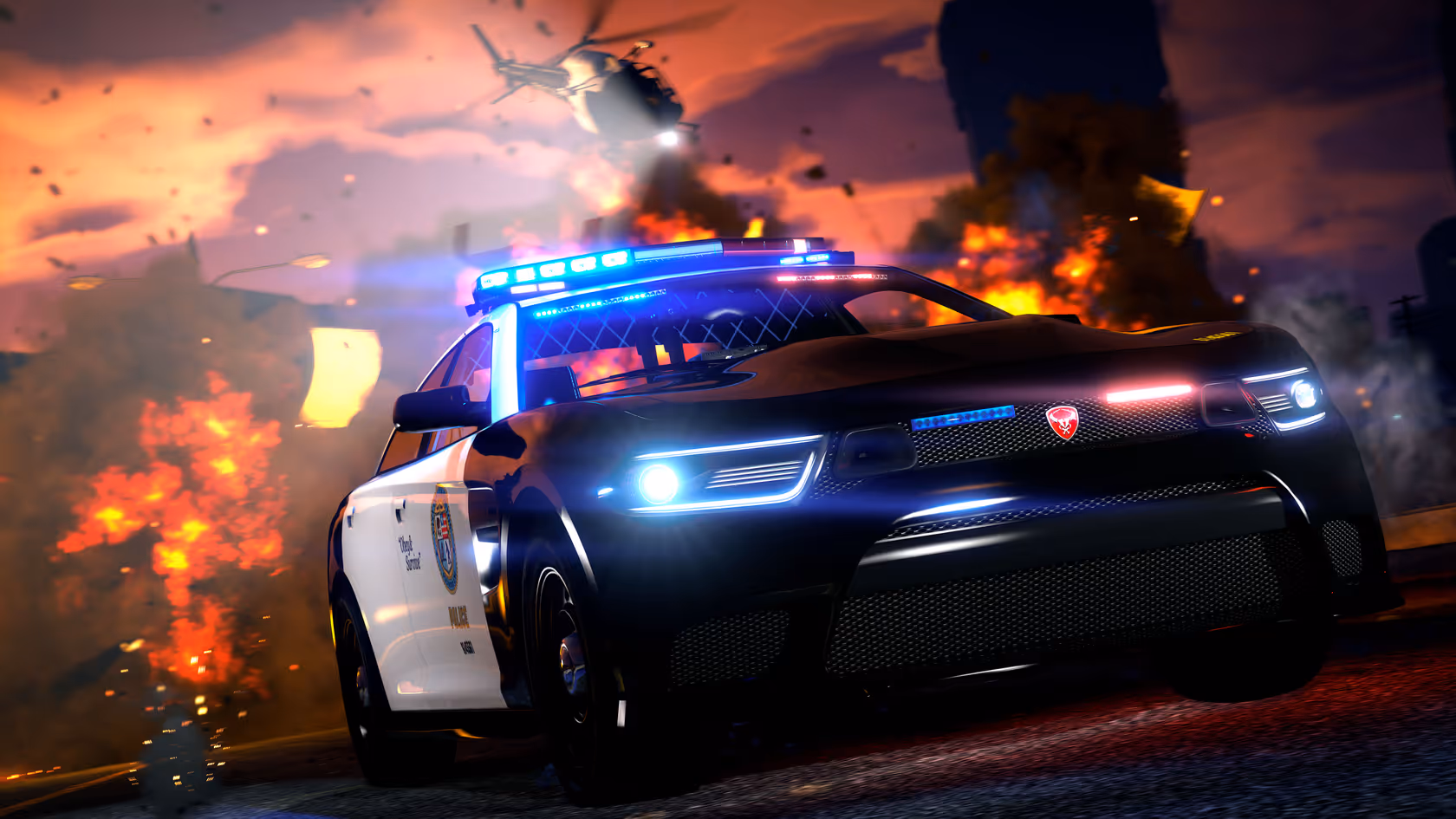 GTA Online, Official, Vehicle, Bravado Buffalo STX Pursuit, Emergency