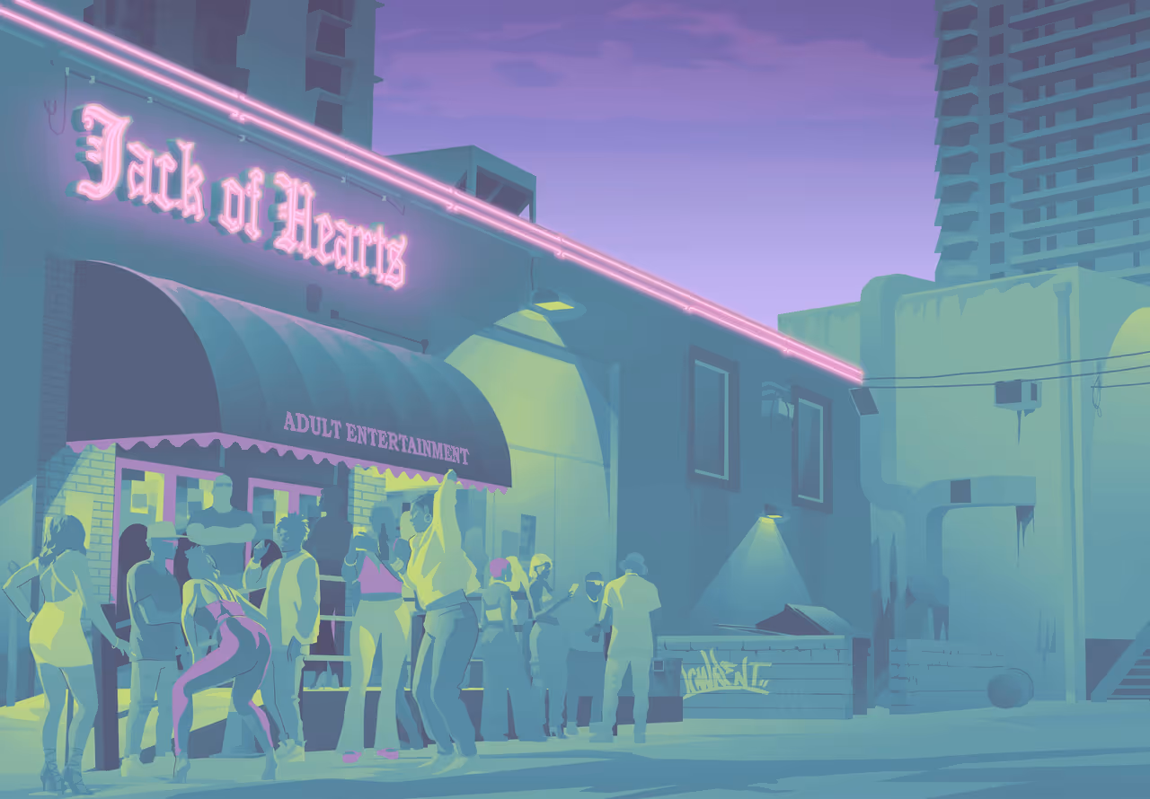 GTA 6, Official, Art, Company, Location, Jack of Hearts, Strip Club