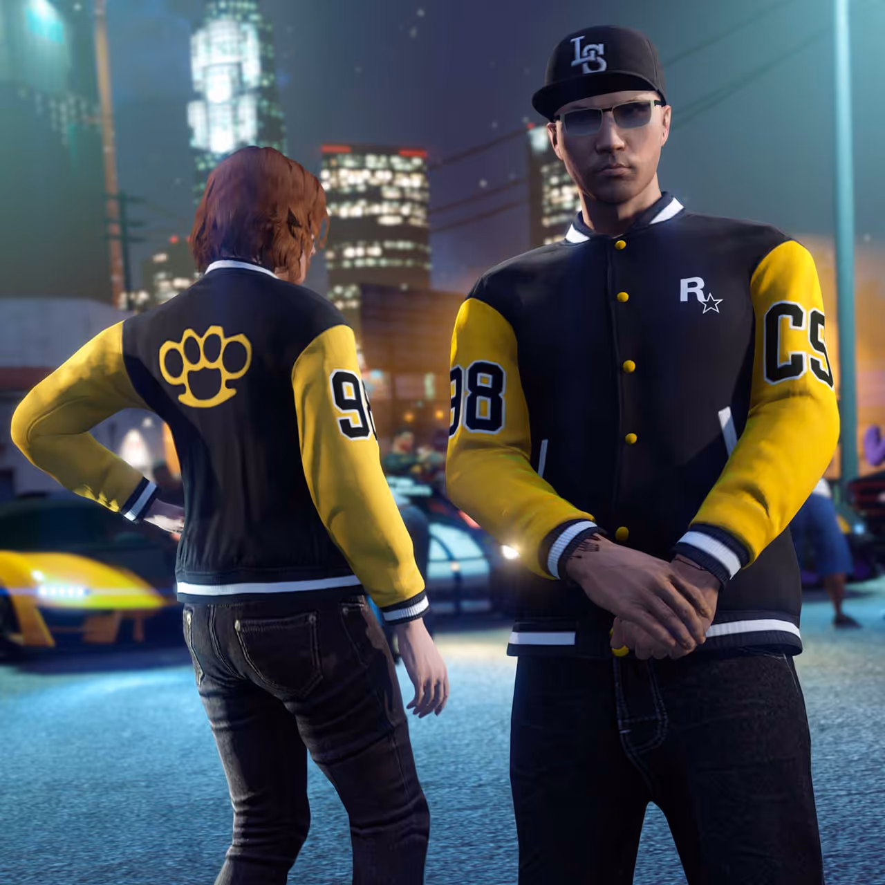 GTA Online, Official, Character, Clothes, GTA Online Protagonist, Community Series Varsity Jacket