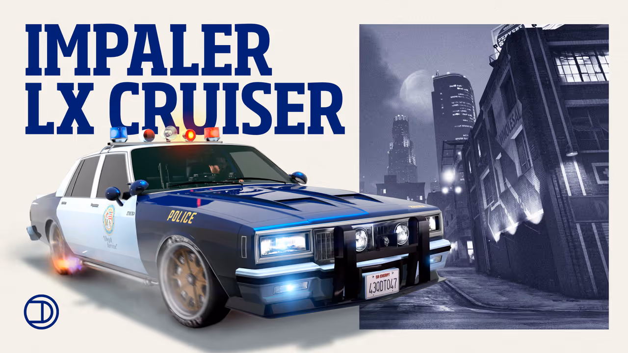 GTA Online, Official, Vehicle, Declasse Impaler LX Cruiser, Emergency