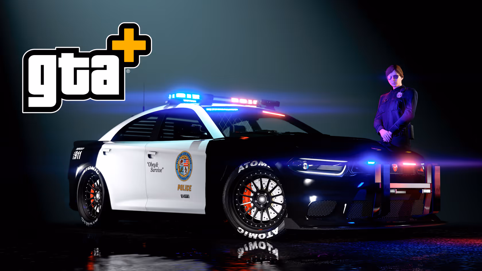 GTA Online, Official, Vehicle, Bravado Buffalo STX Pursuit, Emergency, GTA+ Membership
