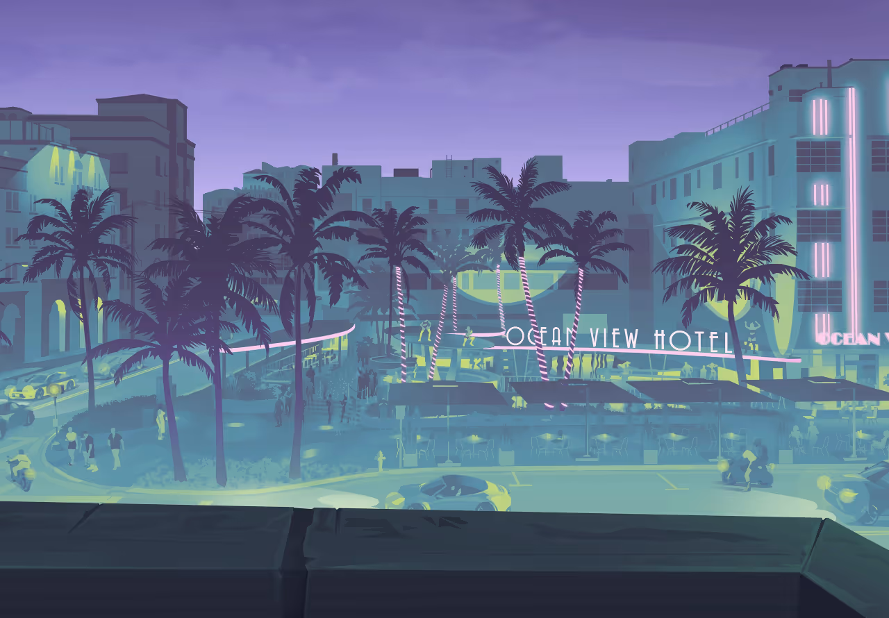 GTA 6, Official, Art, Location, Ocean View Hotel