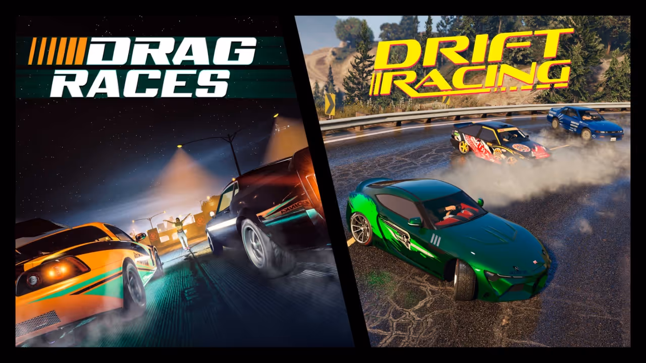 Drift & Drag Races in GTA Online