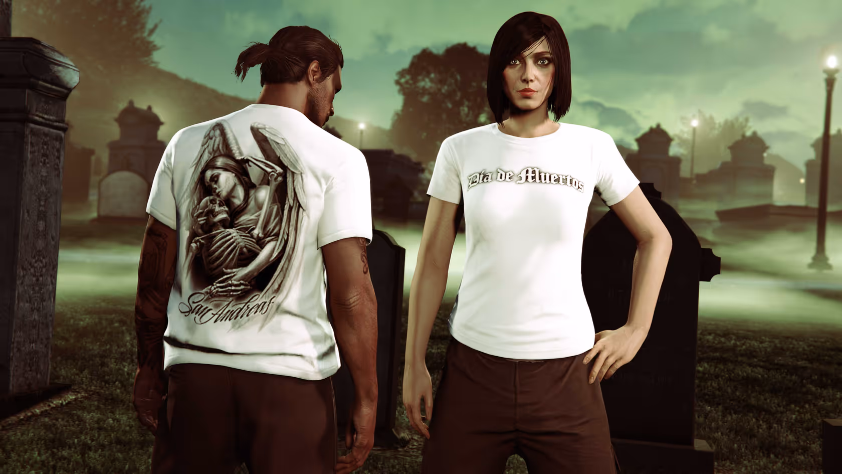Día de Muertos Tee in GTA Online