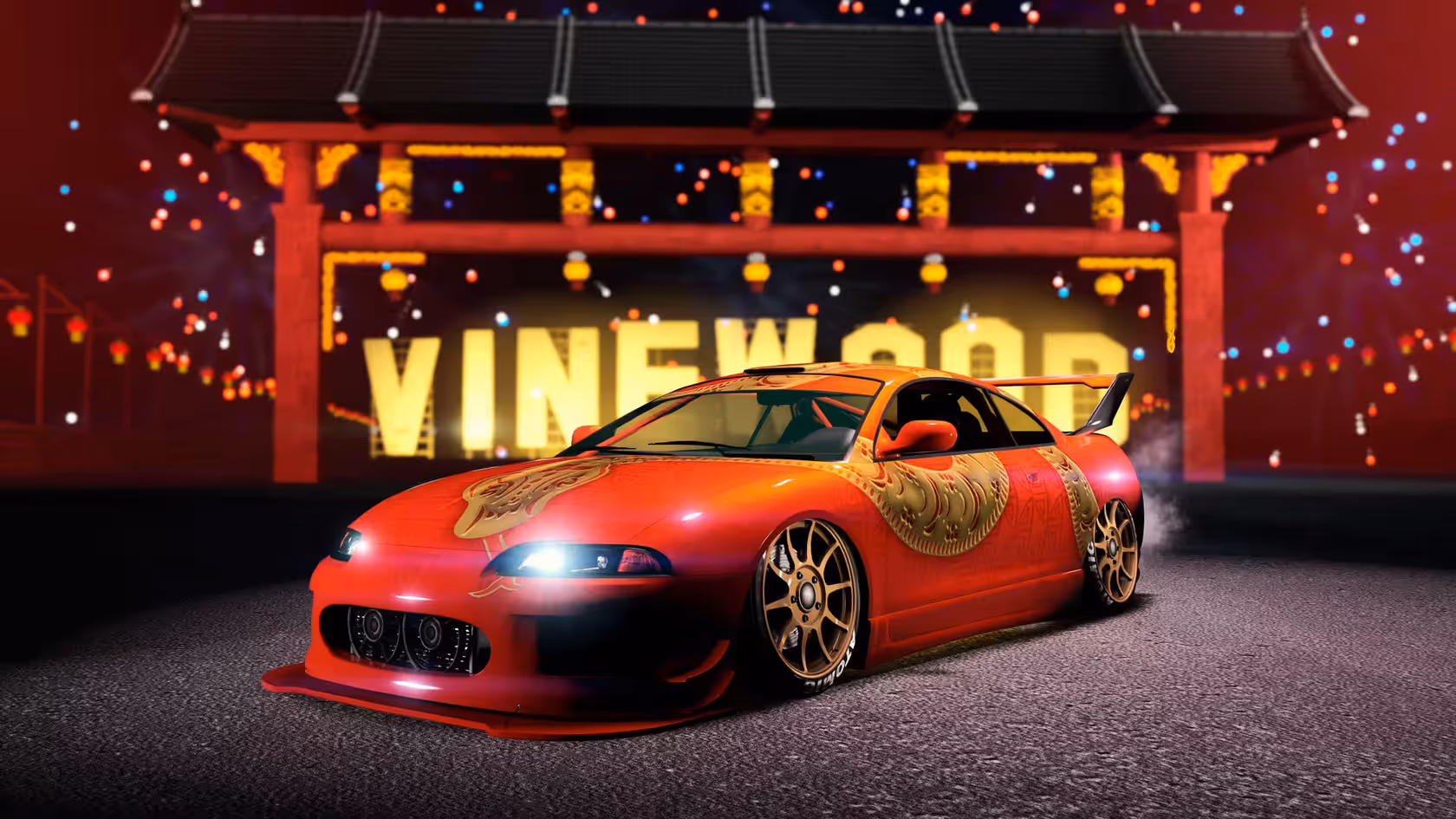 Limited-time Lunar New Year livery for the Maibatsu Penumbra FF gta online