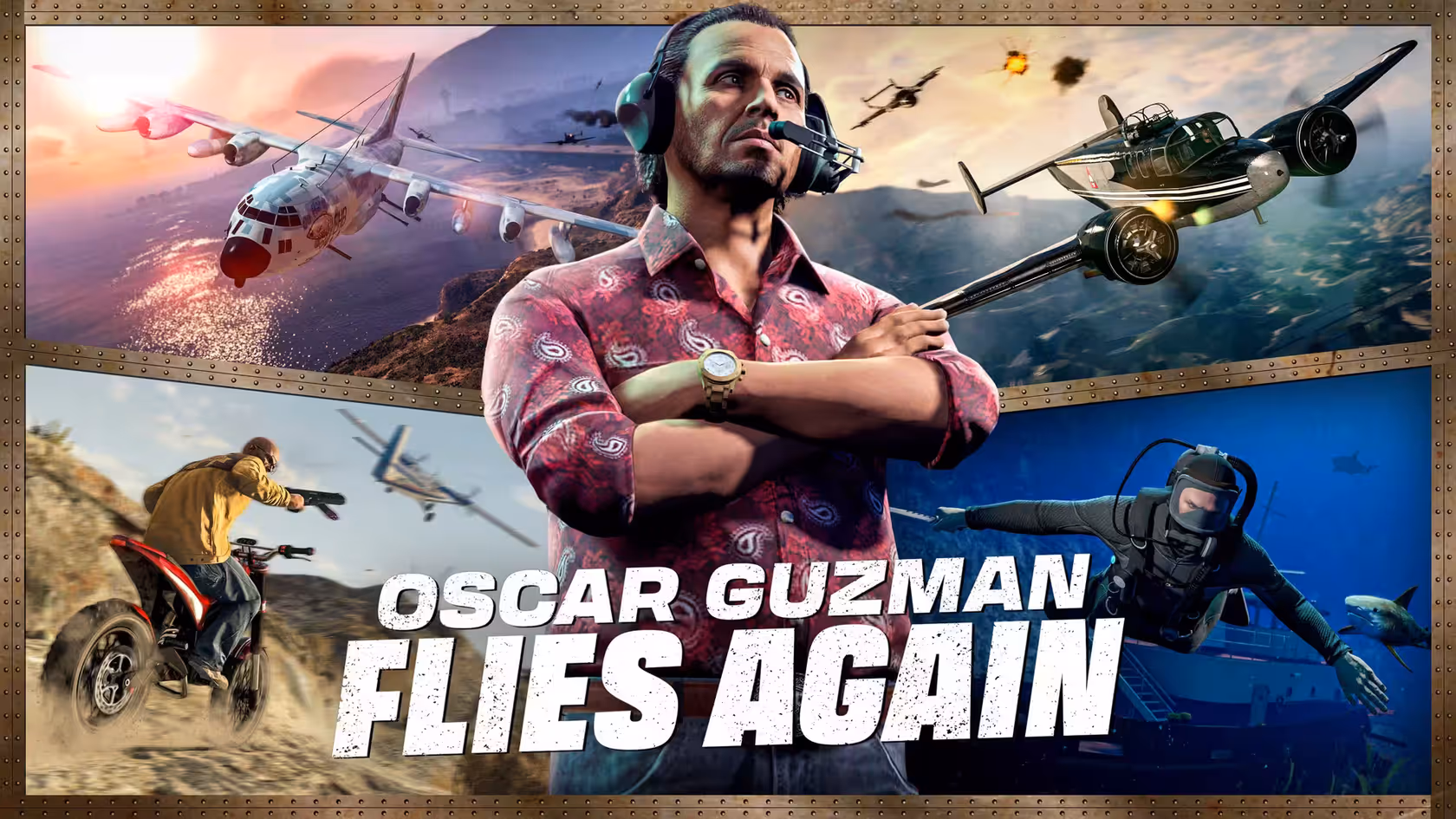 Oscar Guzman Flies Again in GTA Online