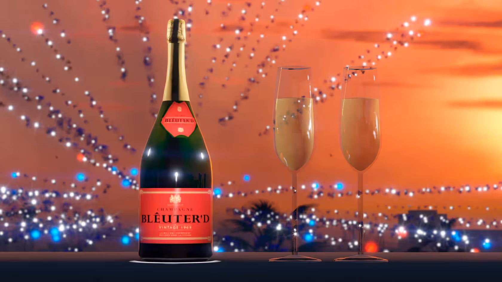 Free Blêuter’d Champagne in GTA Online
