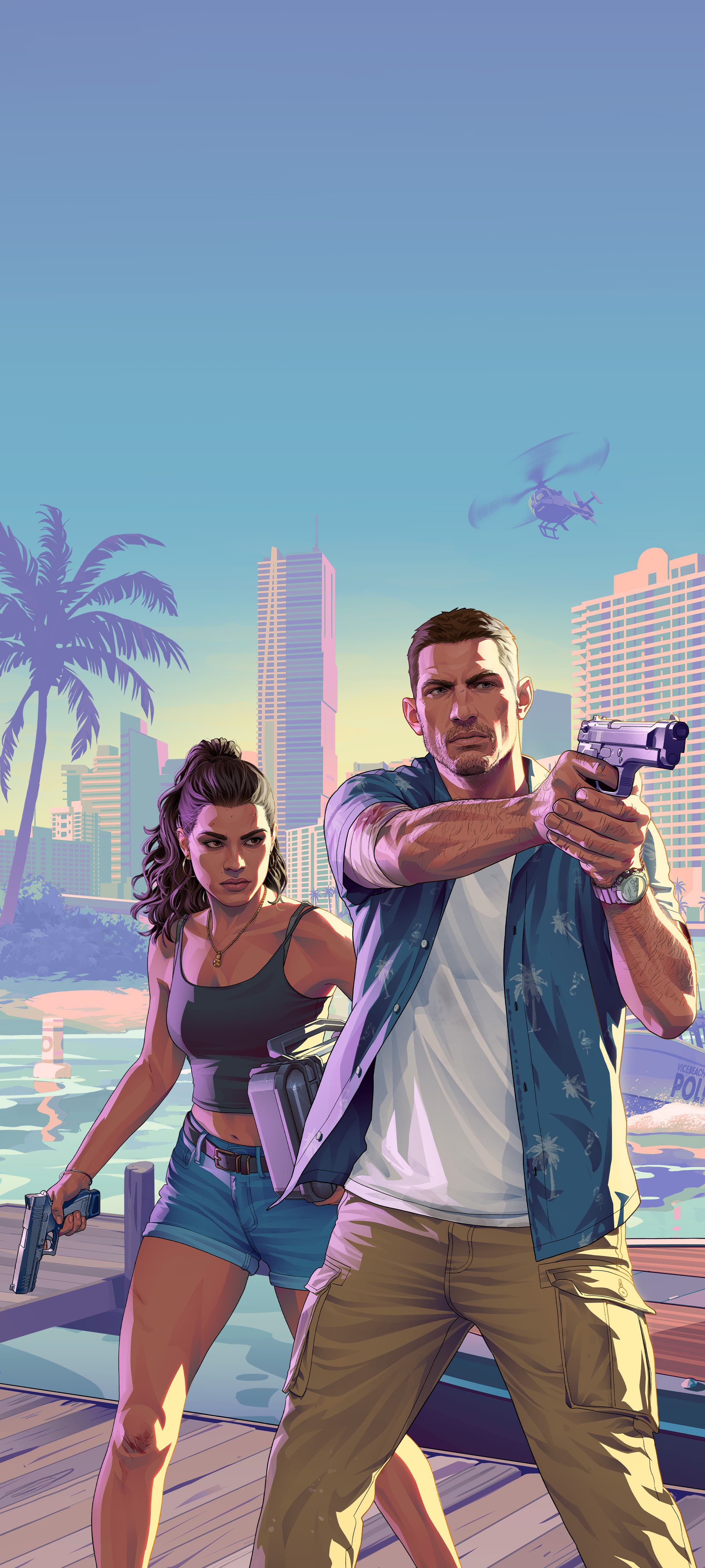 GTA 6, Official, Art, Character, Jason Duval, Lucia Caminos