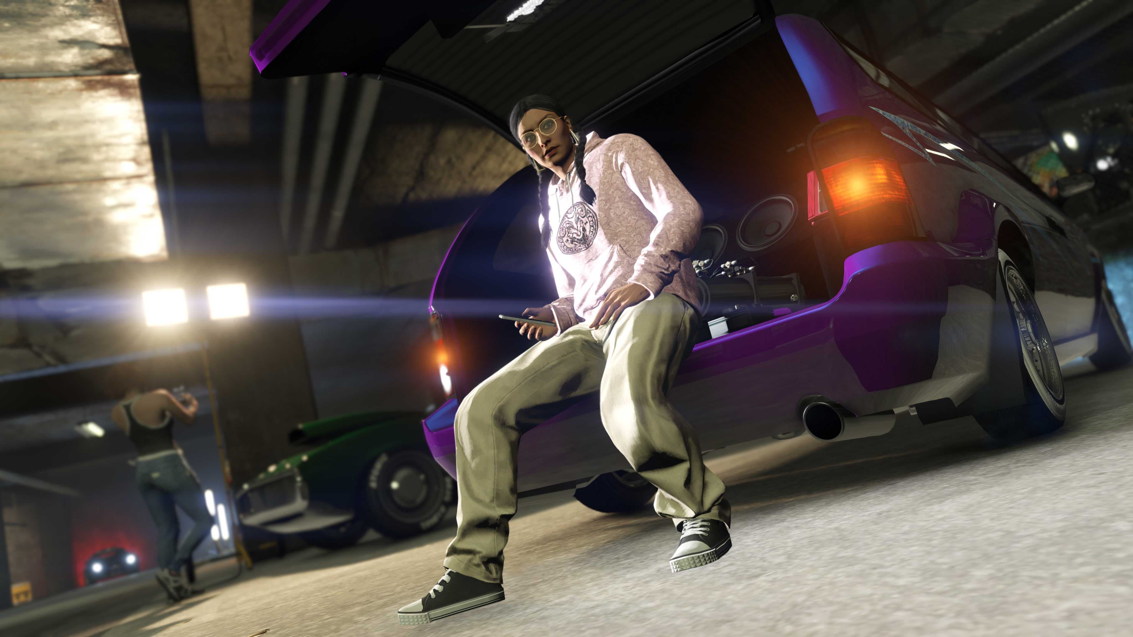 GTA Online, Official, Location, Character, LS Car Meet, Mimi