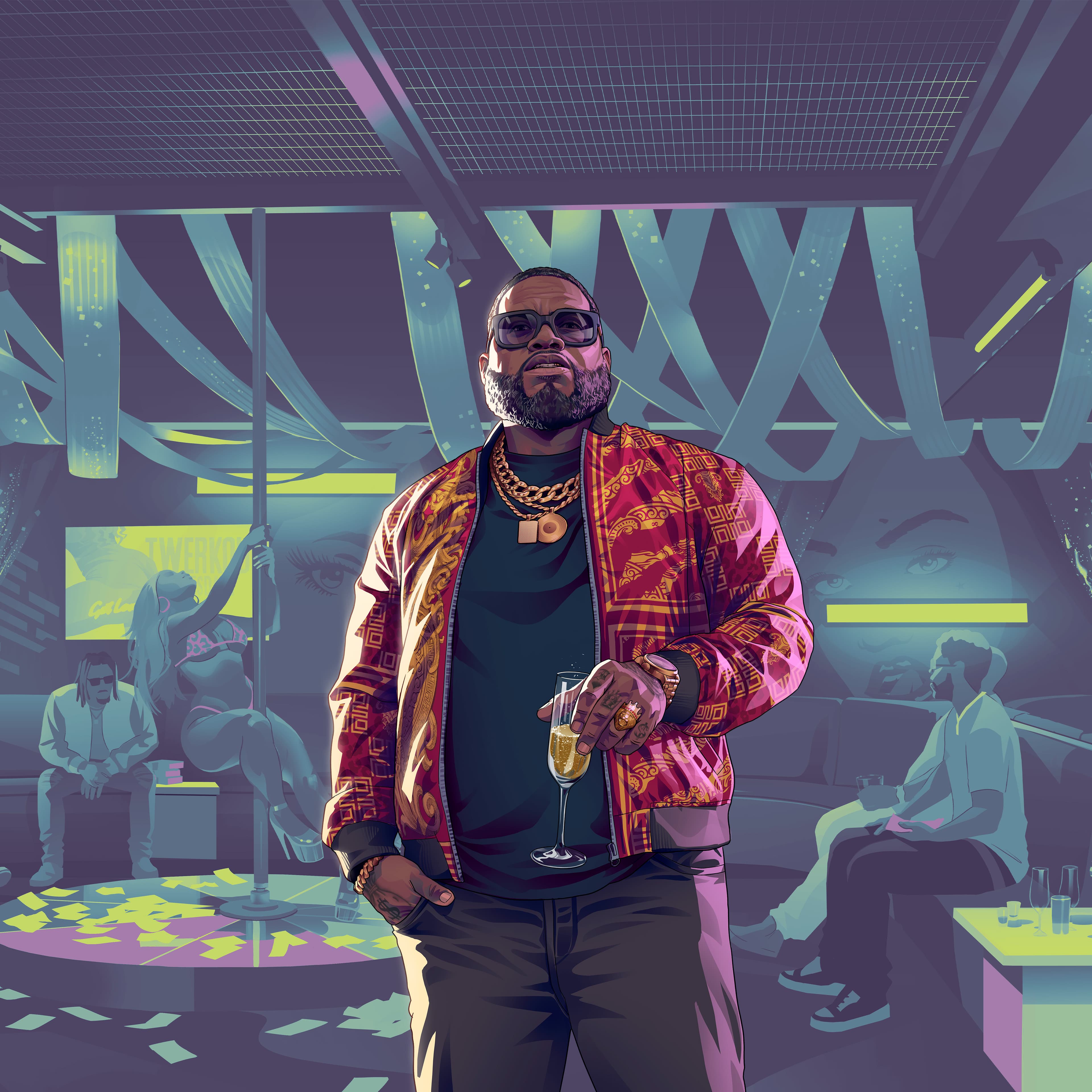 GTA 6, Official, Art, Character, Boobie Ike