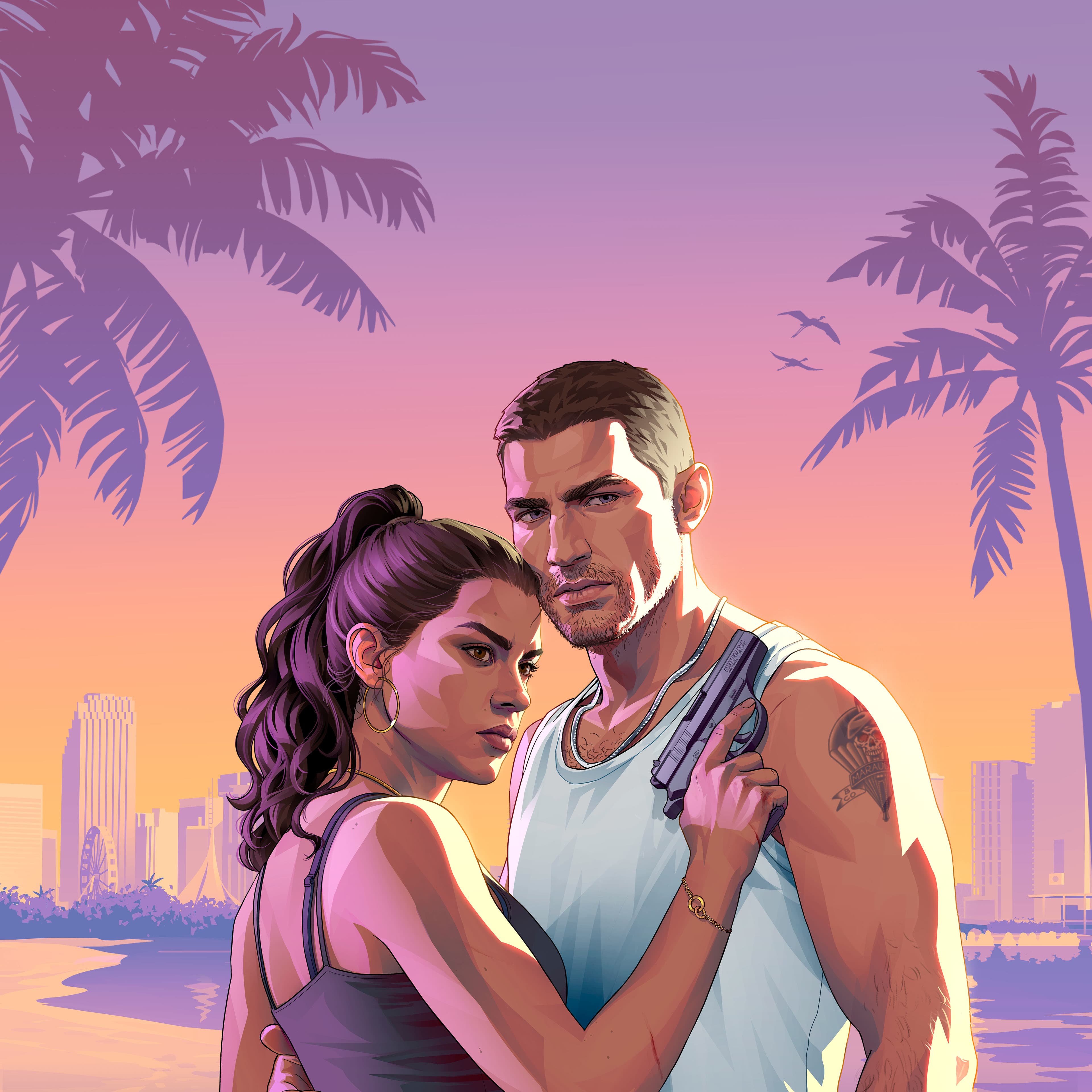 GTA 6, Official, Art, Character, Jason Duval, Lucia Caminos