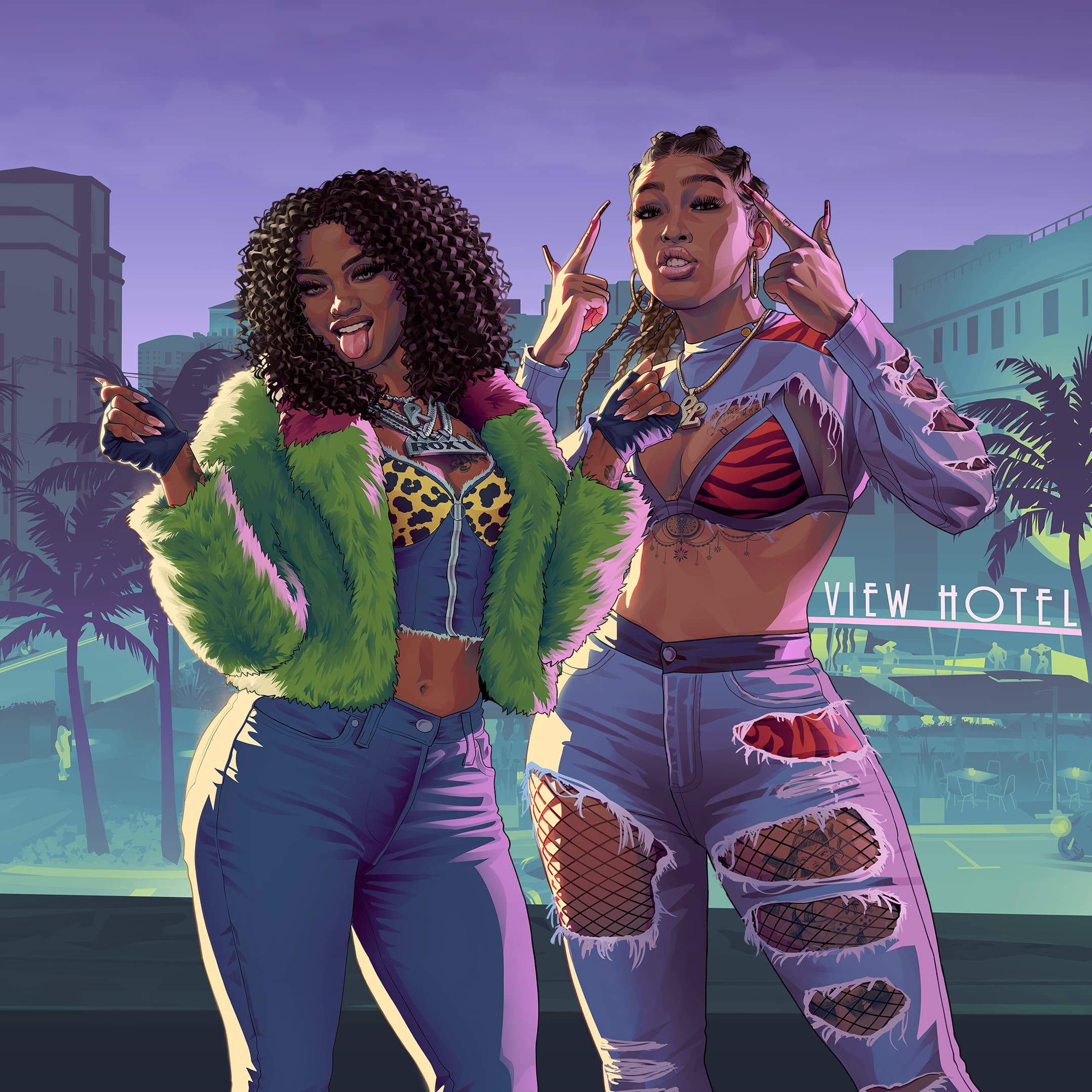 GTA 6, Official, Art, Character, Real Dimez, Bae-Luxe, Roxy