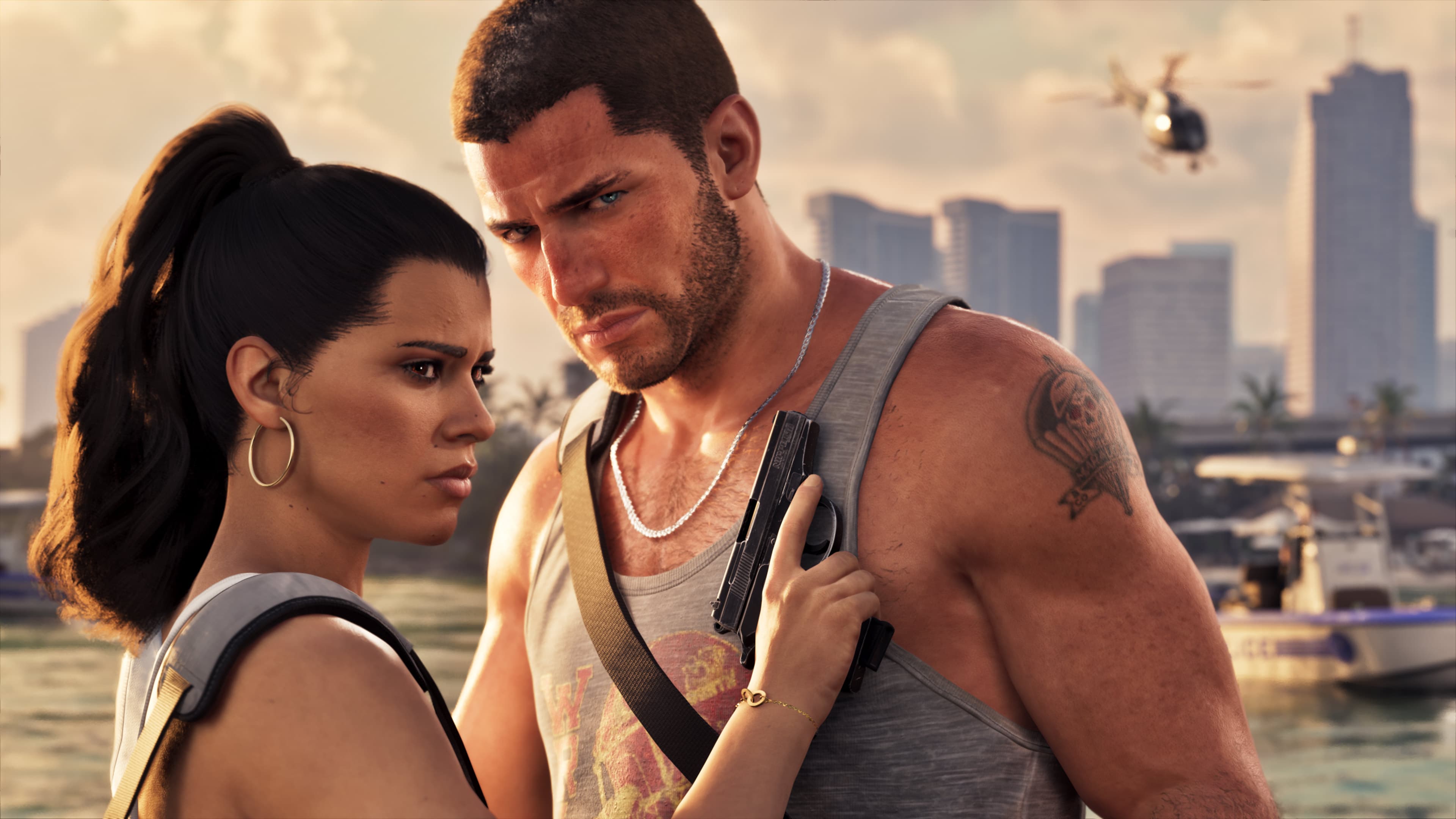 GTA 6, Official, Screenshot, PS5/Xbox Series X|S, Character, Jason Duval, Lucia Caminos