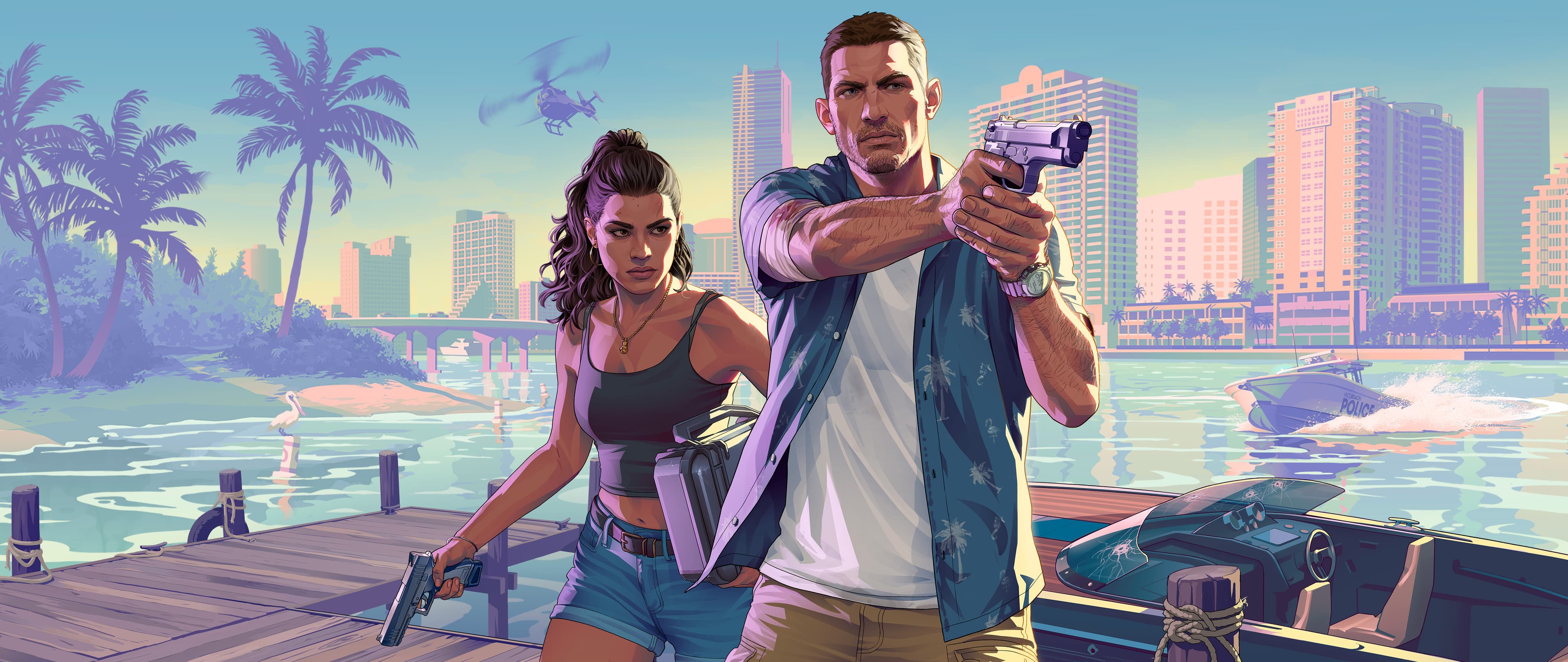 GTA 6, Official, Art, Character, Jason Duval, Lucia Caminos
