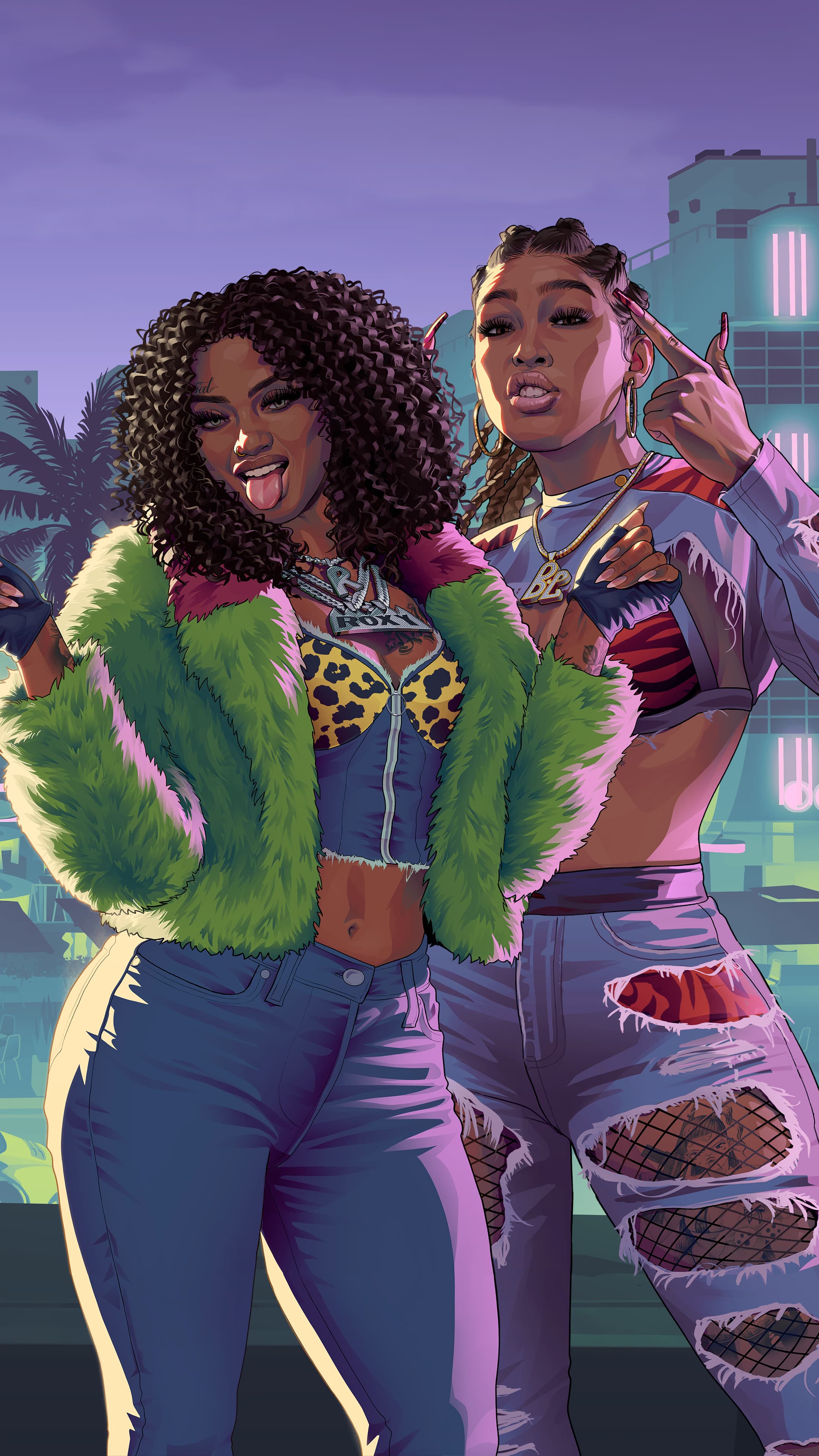 GTA 6, Official, Art, Character, Real Dimez, Bae-Luxe, Roxy