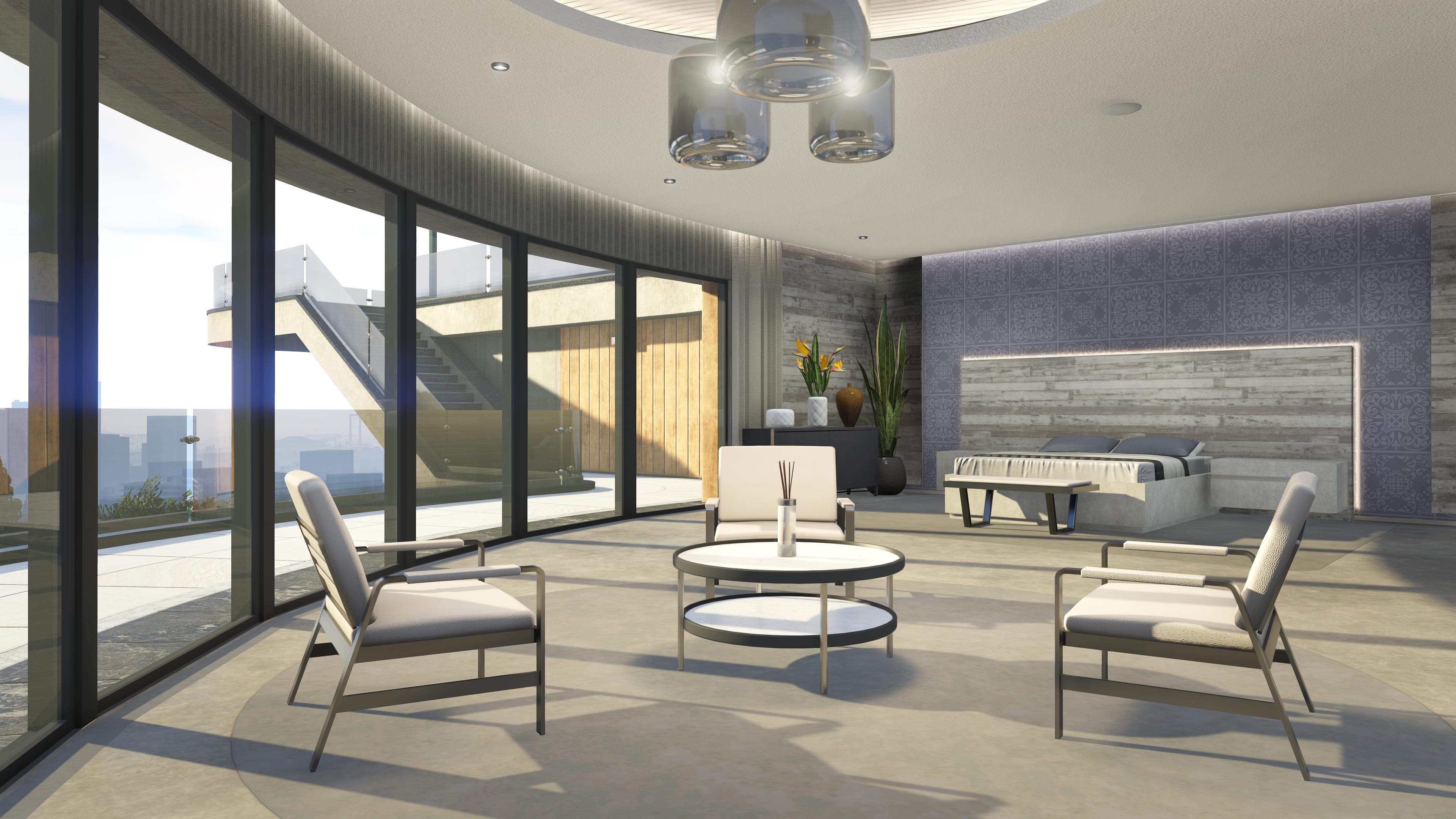 Master and Guest Bedrooms, GTA Online