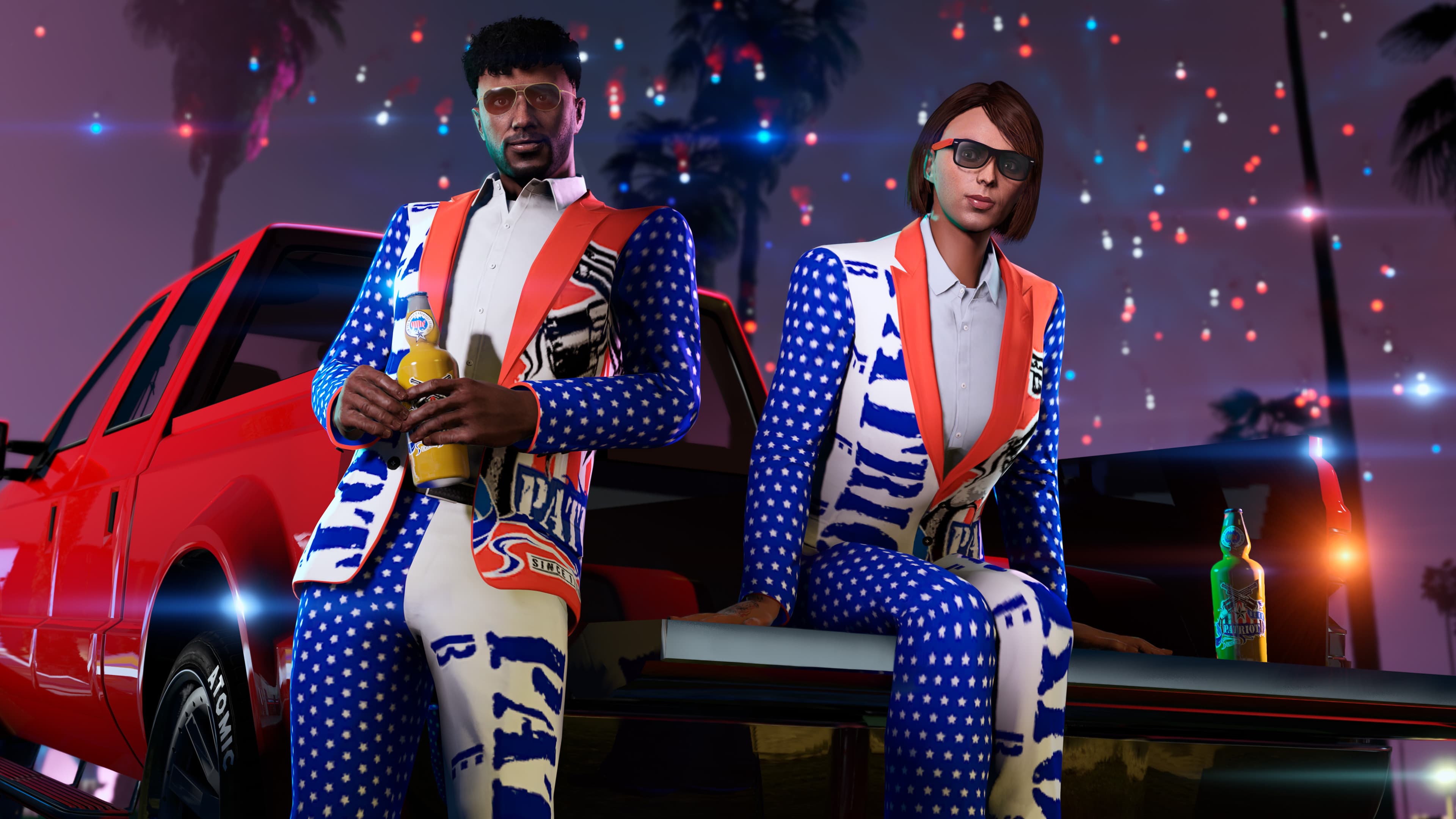 GTA Online, Official, Character, Clothes, GTA Online Protagonist, Independence Day, Independence Day Jacket, Independence Day Pants