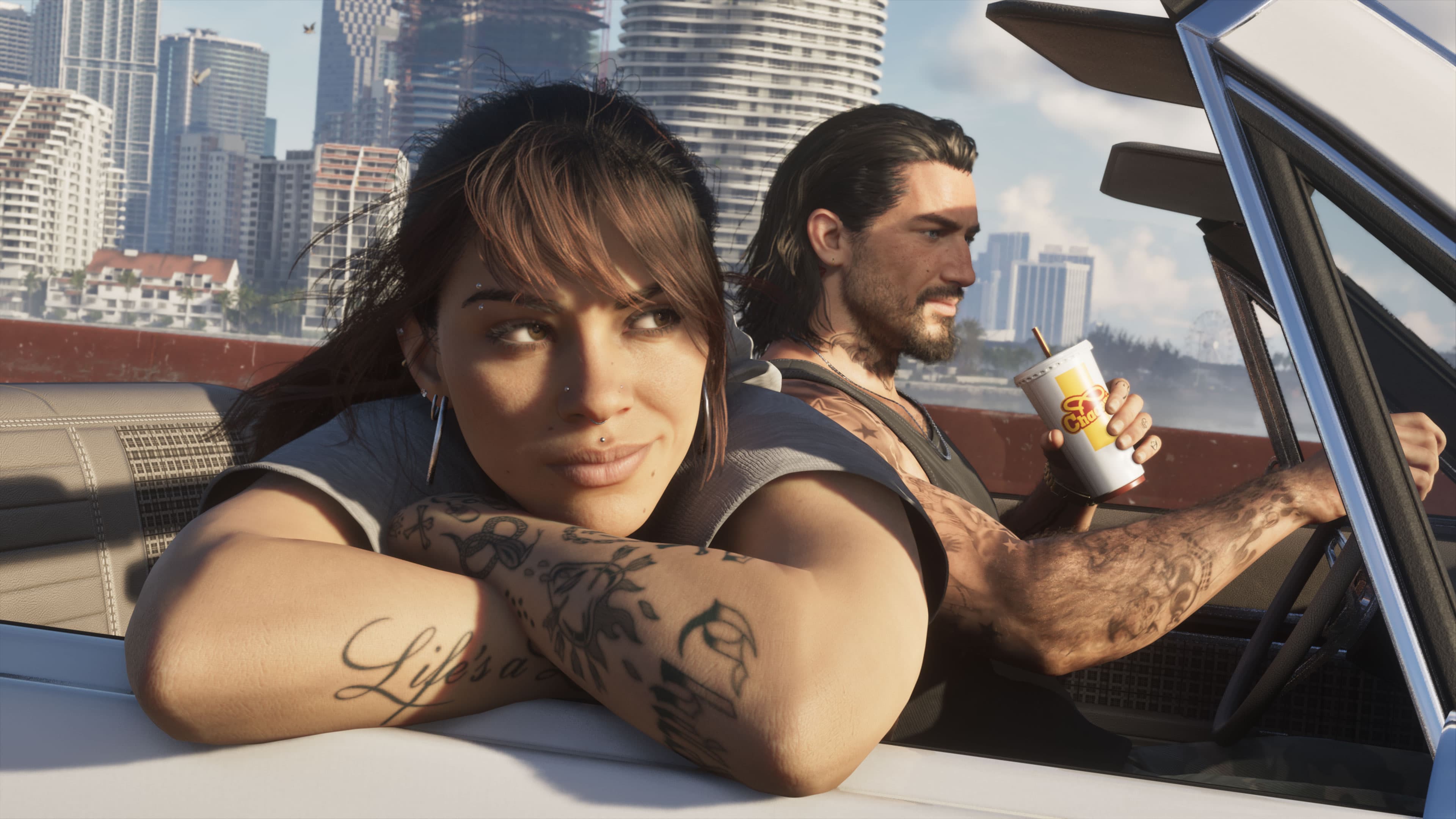 GTA 6, Official, Screenshot, PS5/Xbox Series X|S, Character, Jason Duval, Lucia Caminos