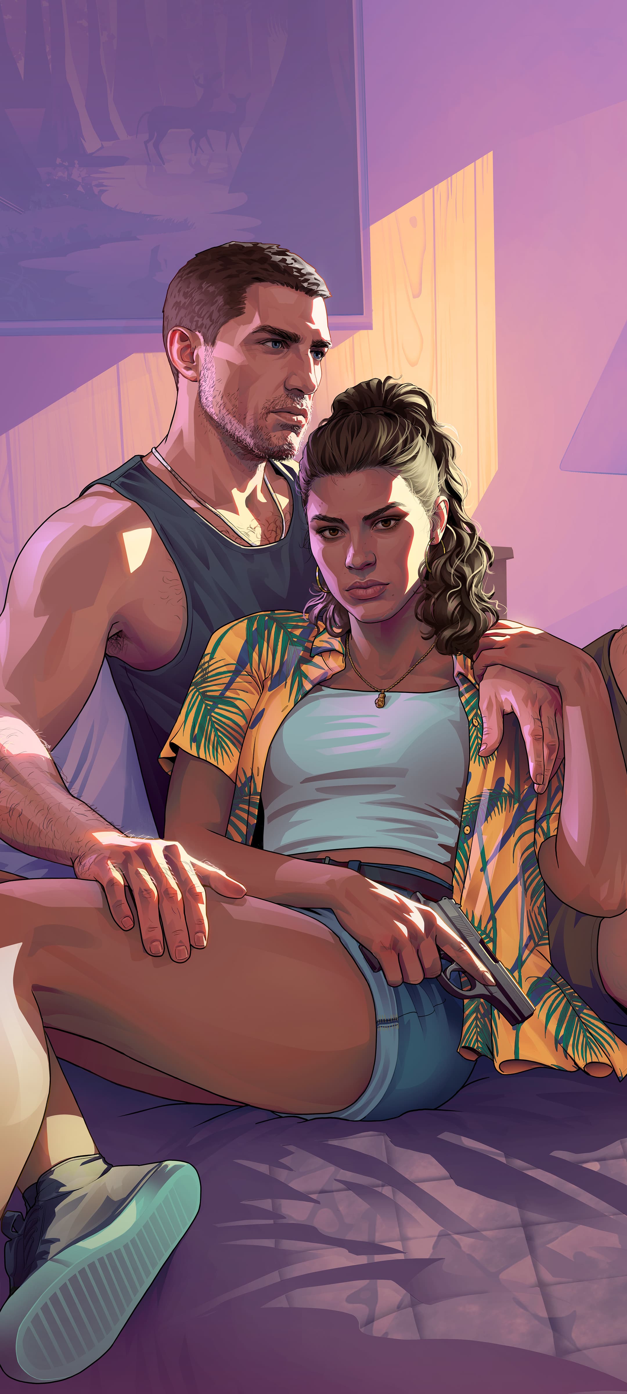 GTA 6, Official, Art, Character, Jason Duval, Lucia Caminos