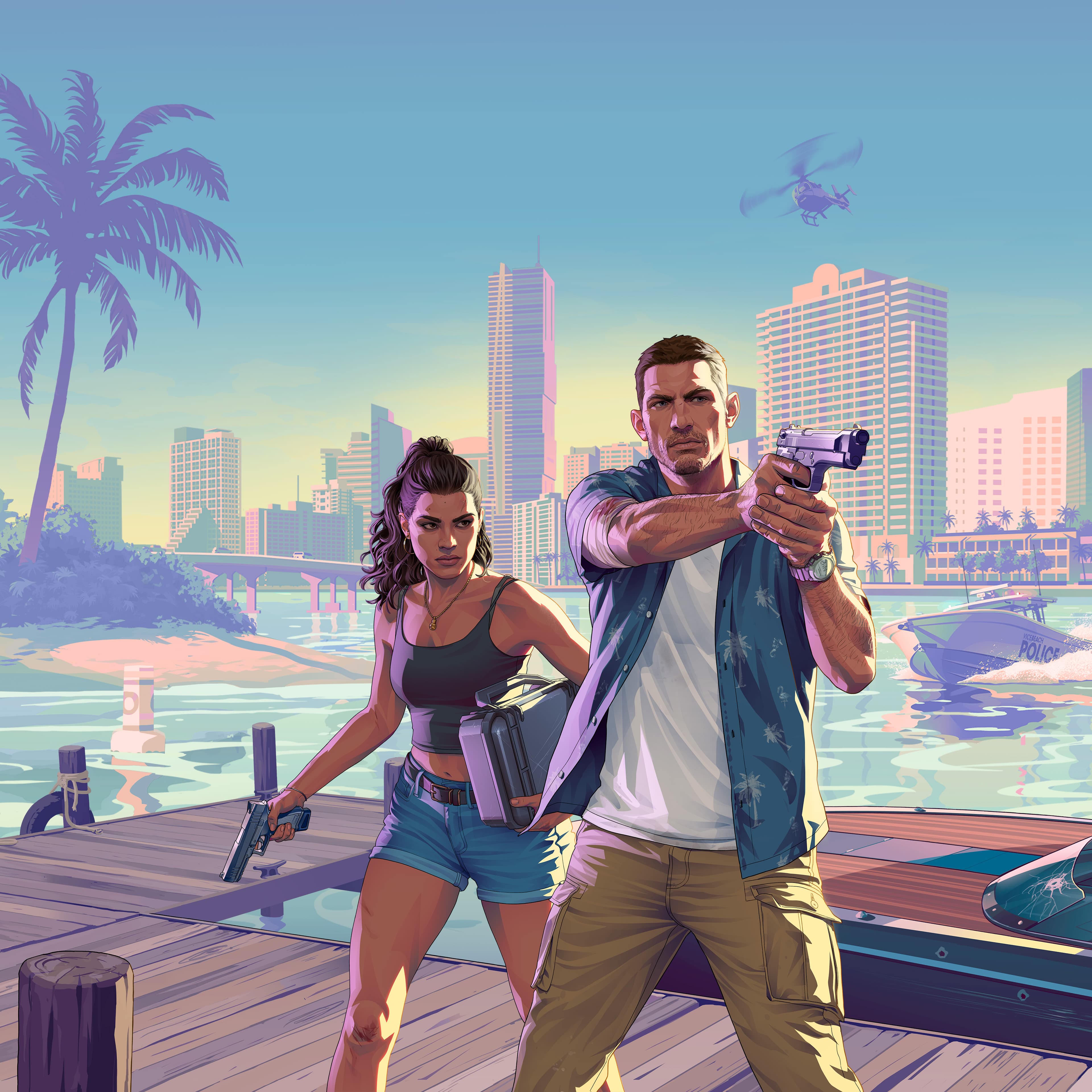 GTA 6, Official, Art, Character, Jason Duval, Lucia Caminos