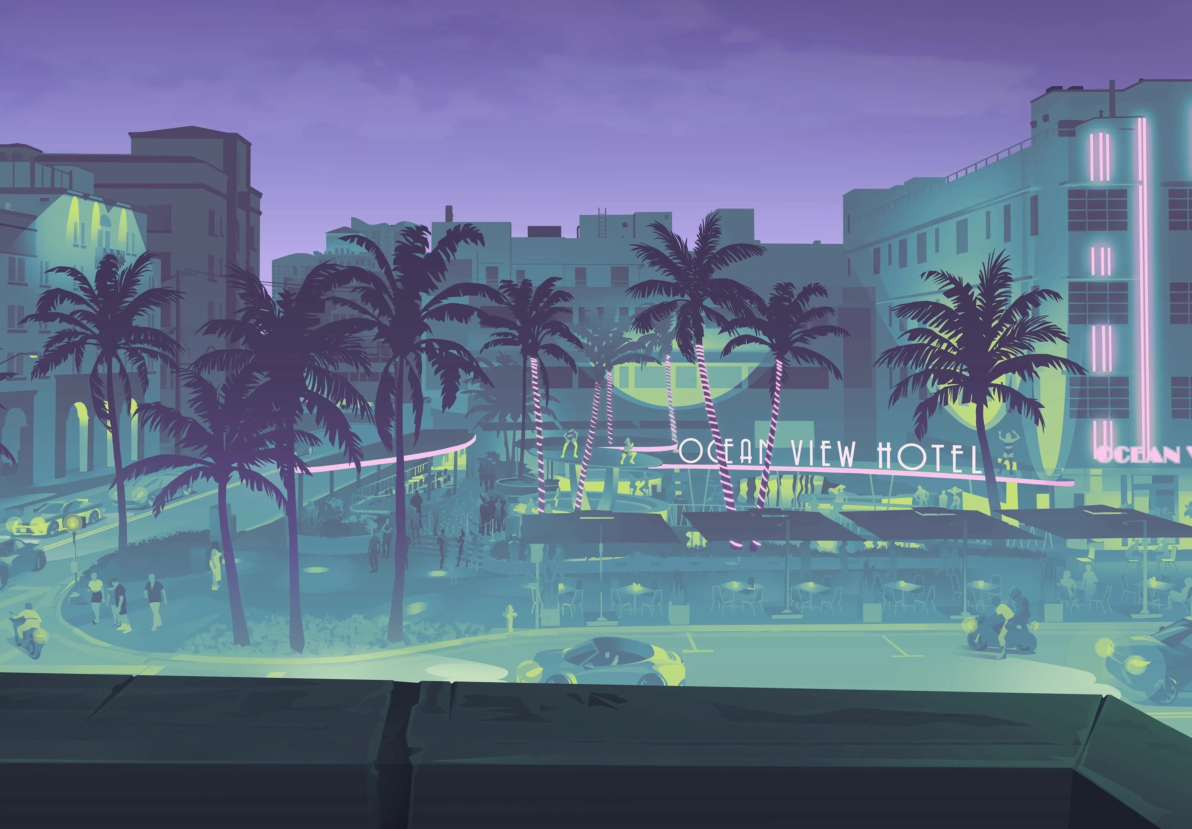 GTA 6, Official, Art, Location, Ocean View Hotel