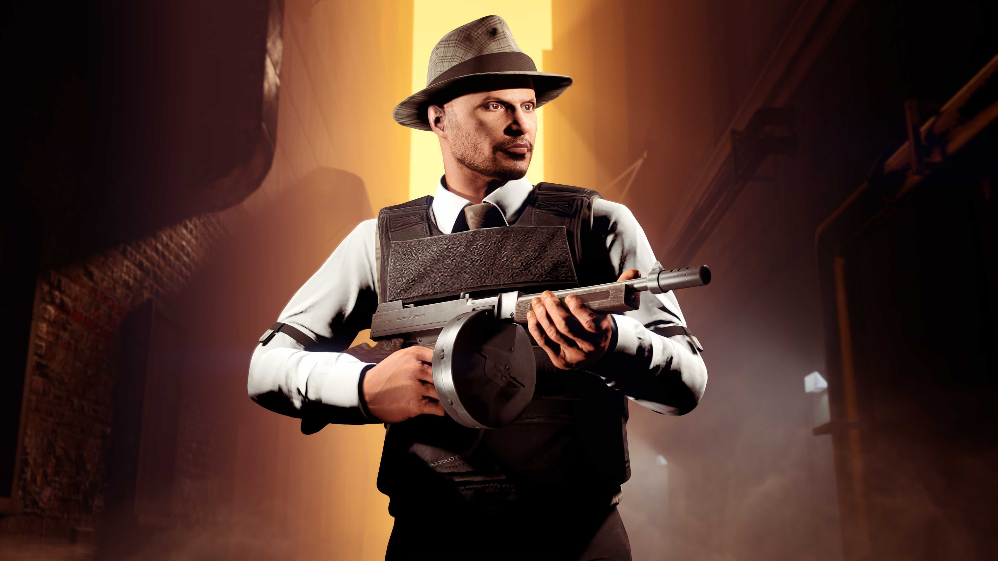 GTA Online, Official, Character, Weapon, GTA Online Protagonist, Gusenberg Sweeper