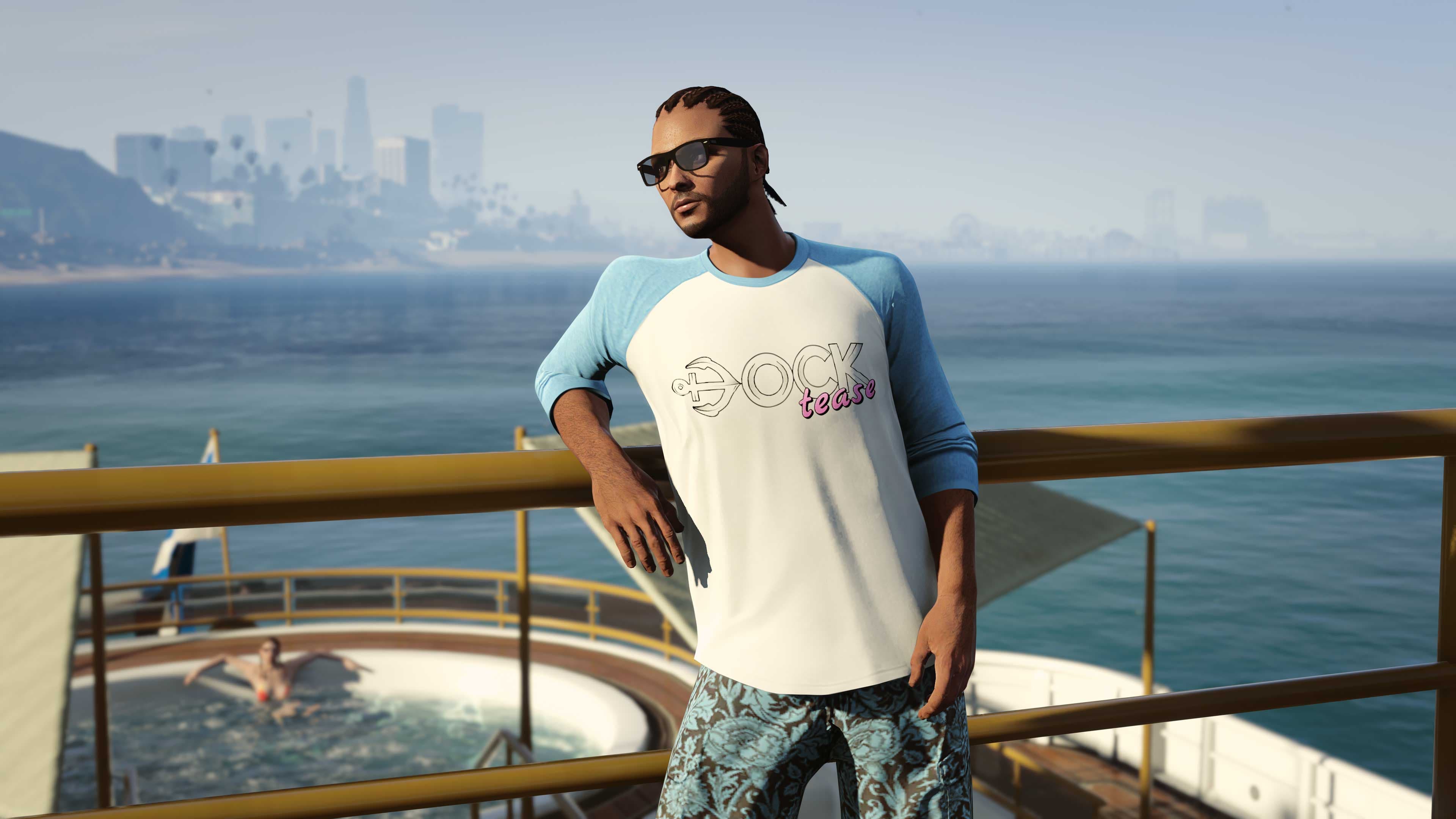 Docktease Baseball Tee GTA Online