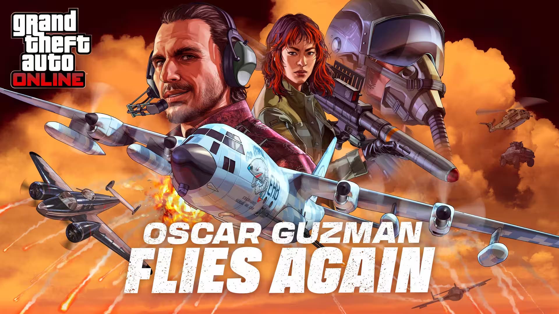 Oscar Guzman Flies Again update in GTAV Enhanced