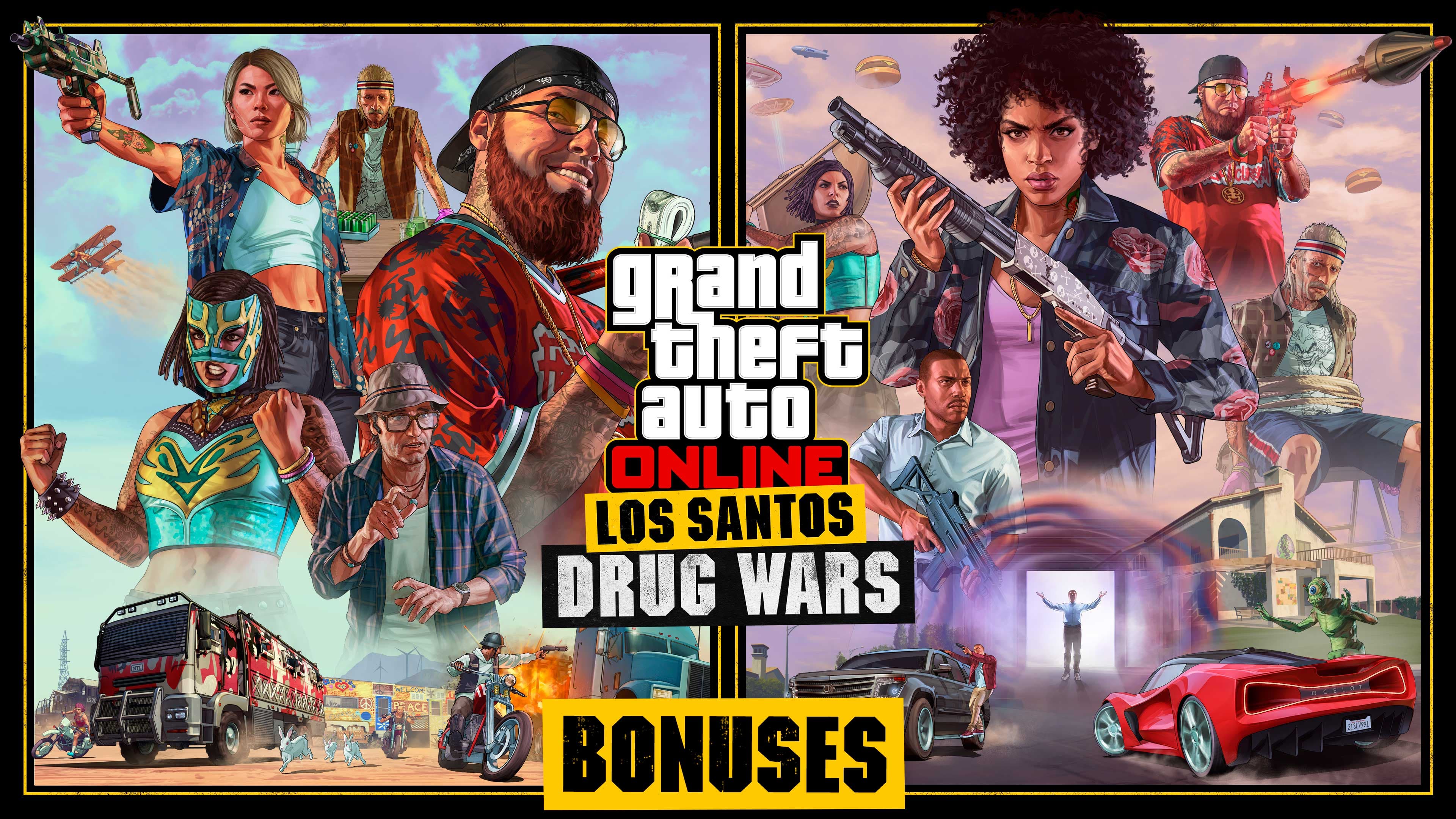 Los Santos Drus Wars Bonuses in GTA Online