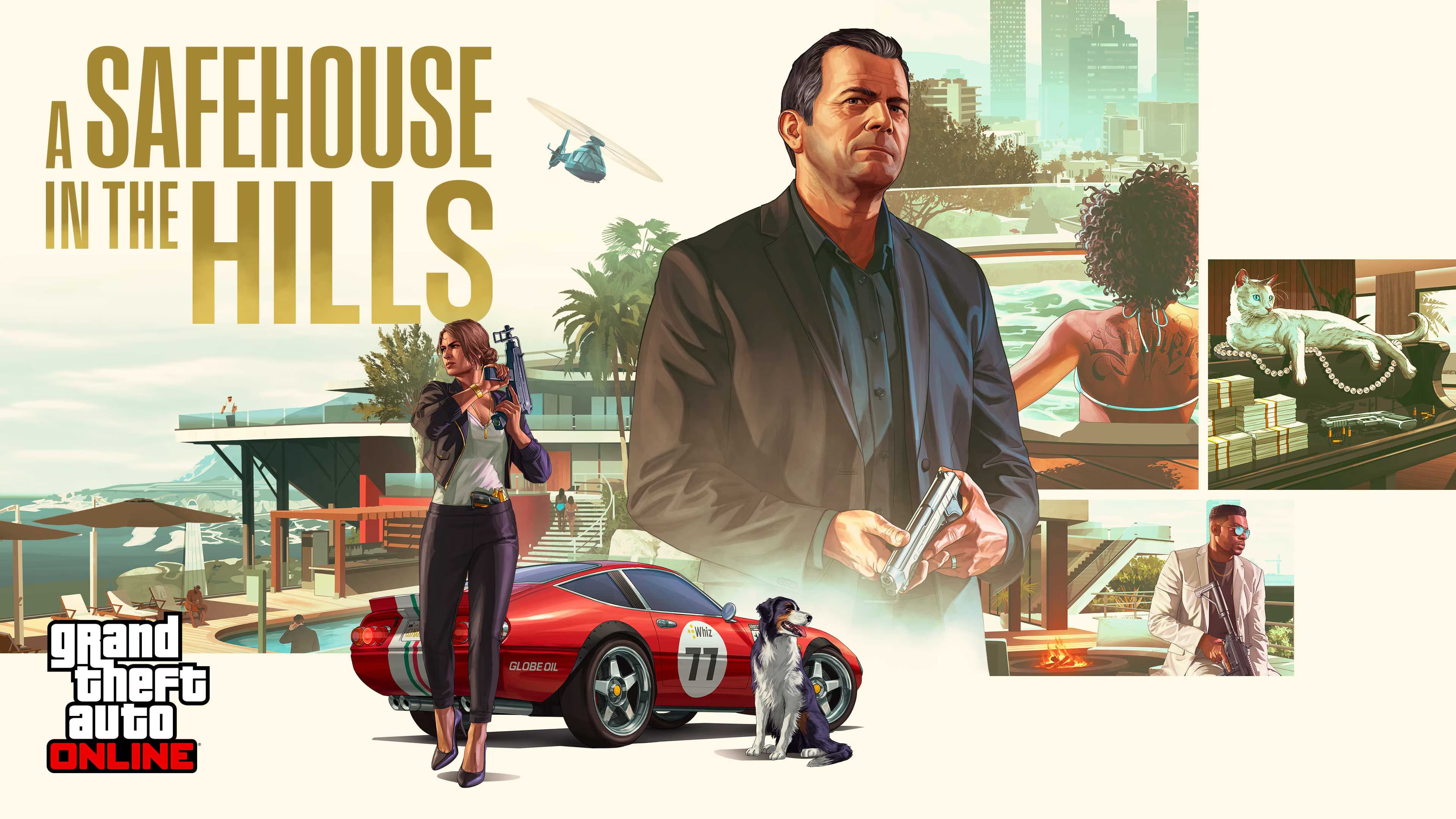 GTA Online: A Safehouse in the Hills is now available