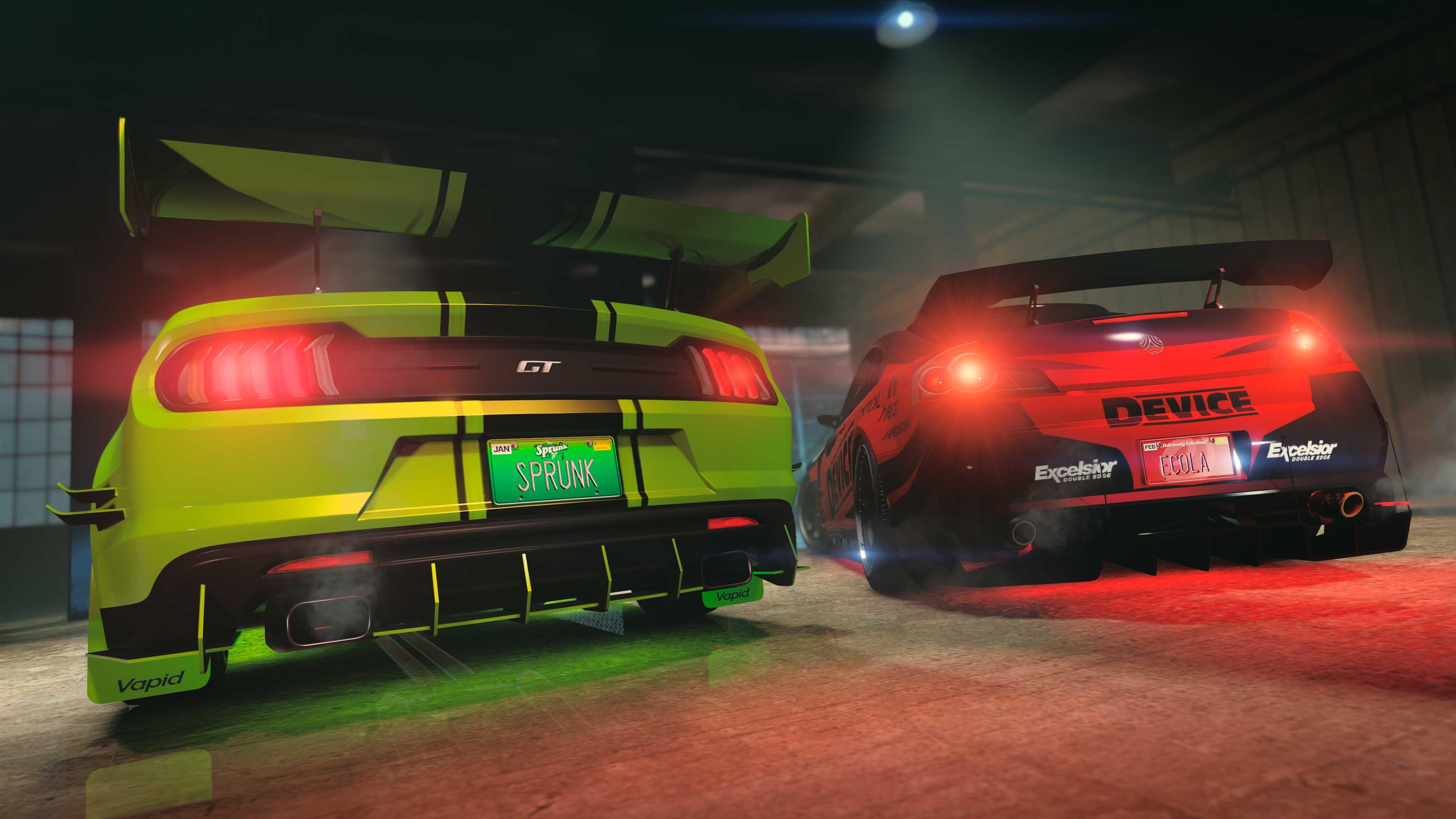 Sprunk and eCola License Plates in GTA Online