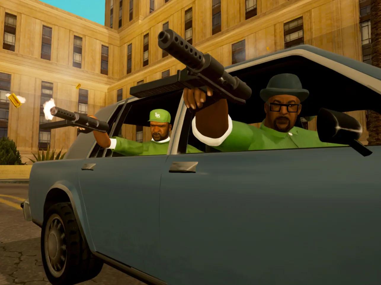 GTA San Andreas Definitive Edition on iPad