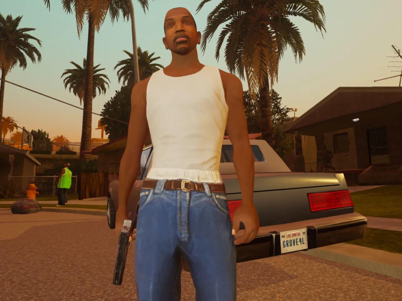 GTA San Andreas Definitive Edition on iPad