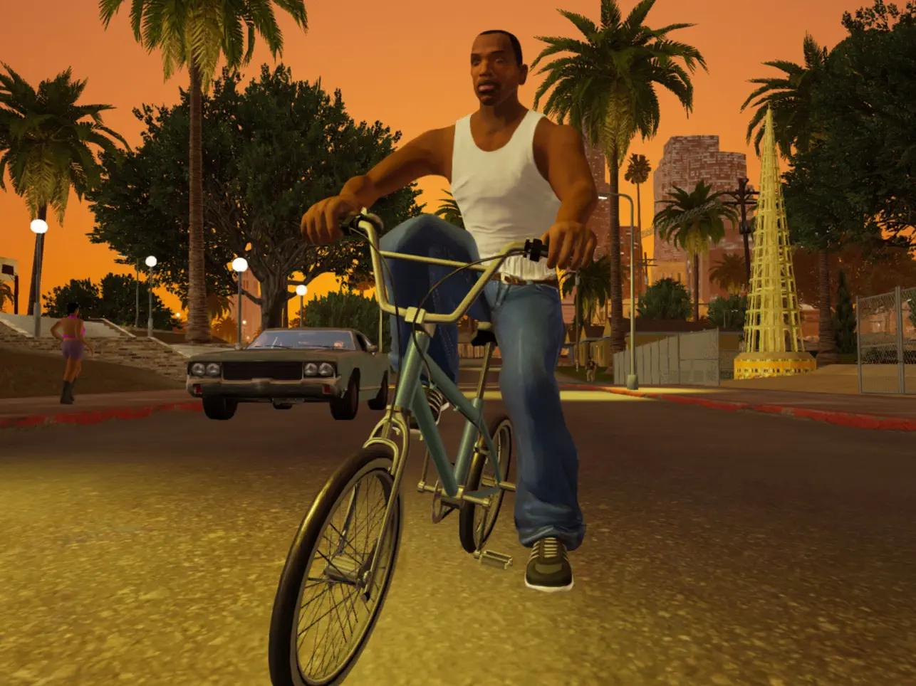 GTA San Andreas Definitive Edition on iPad