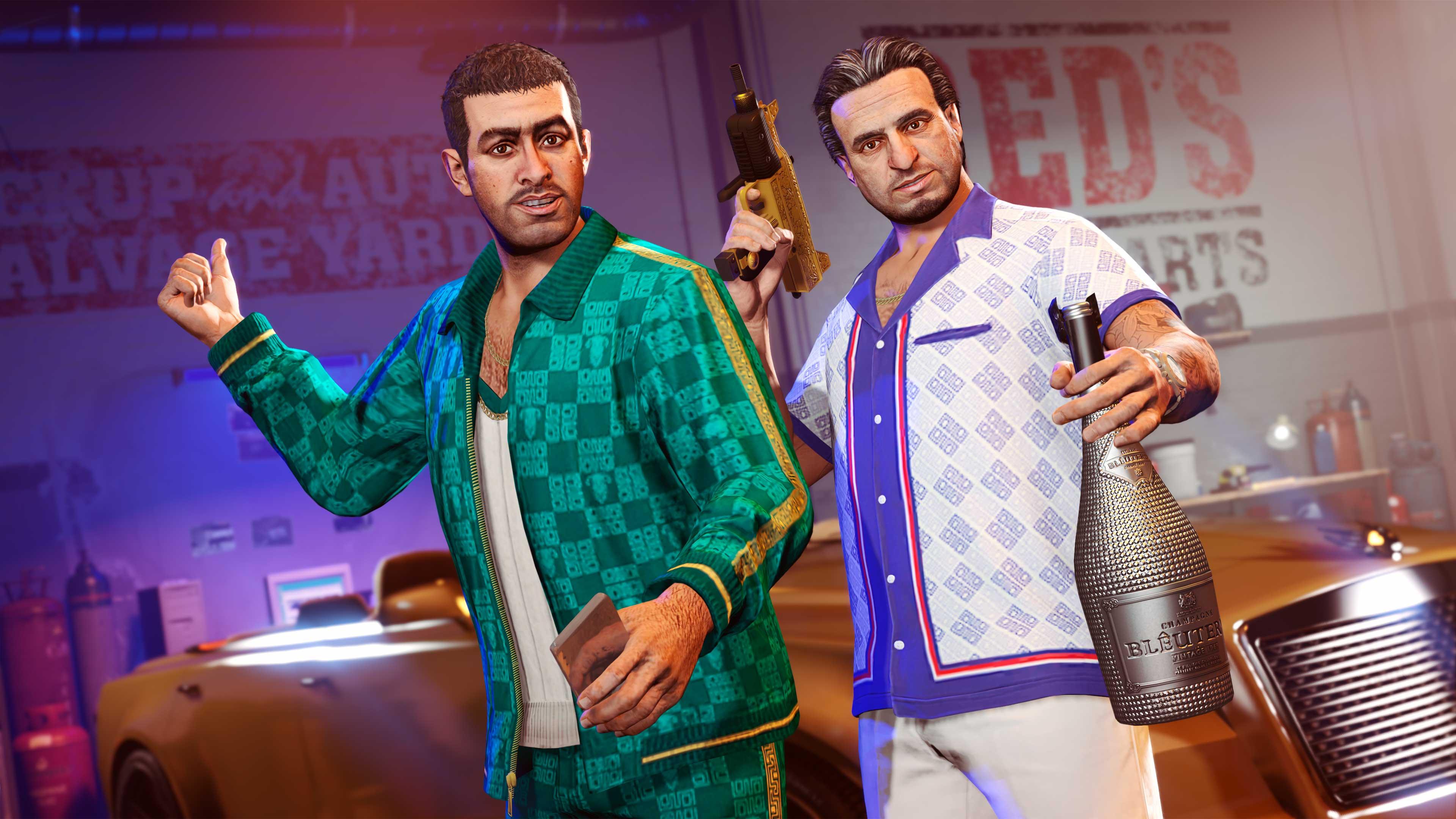 Yusuf Amir and Jamal in GTA Online