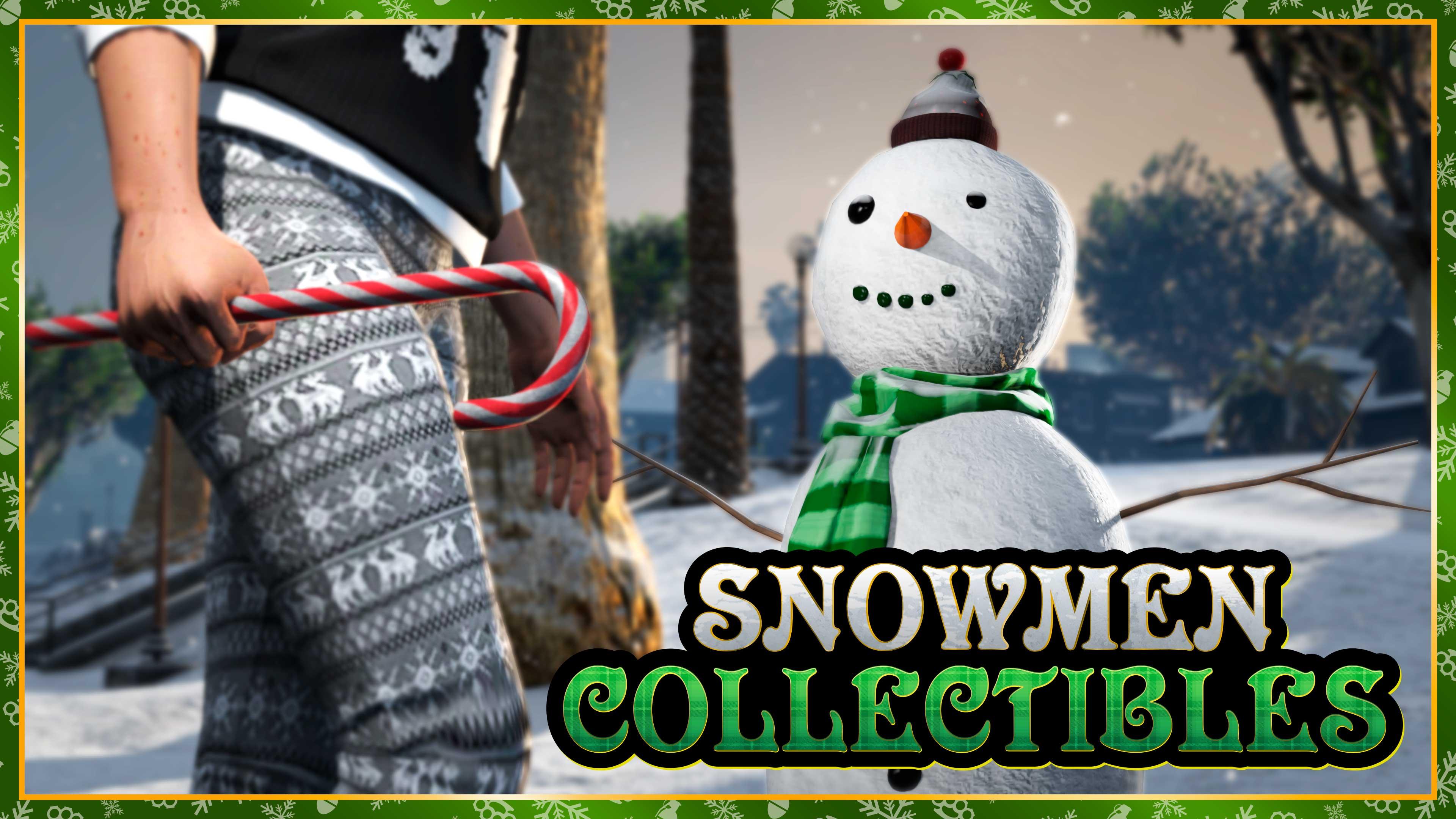 Snowmen Collectibles in GTA Online