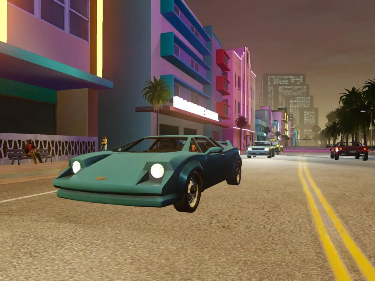 GTA Vice City Definitive Edition on iPad