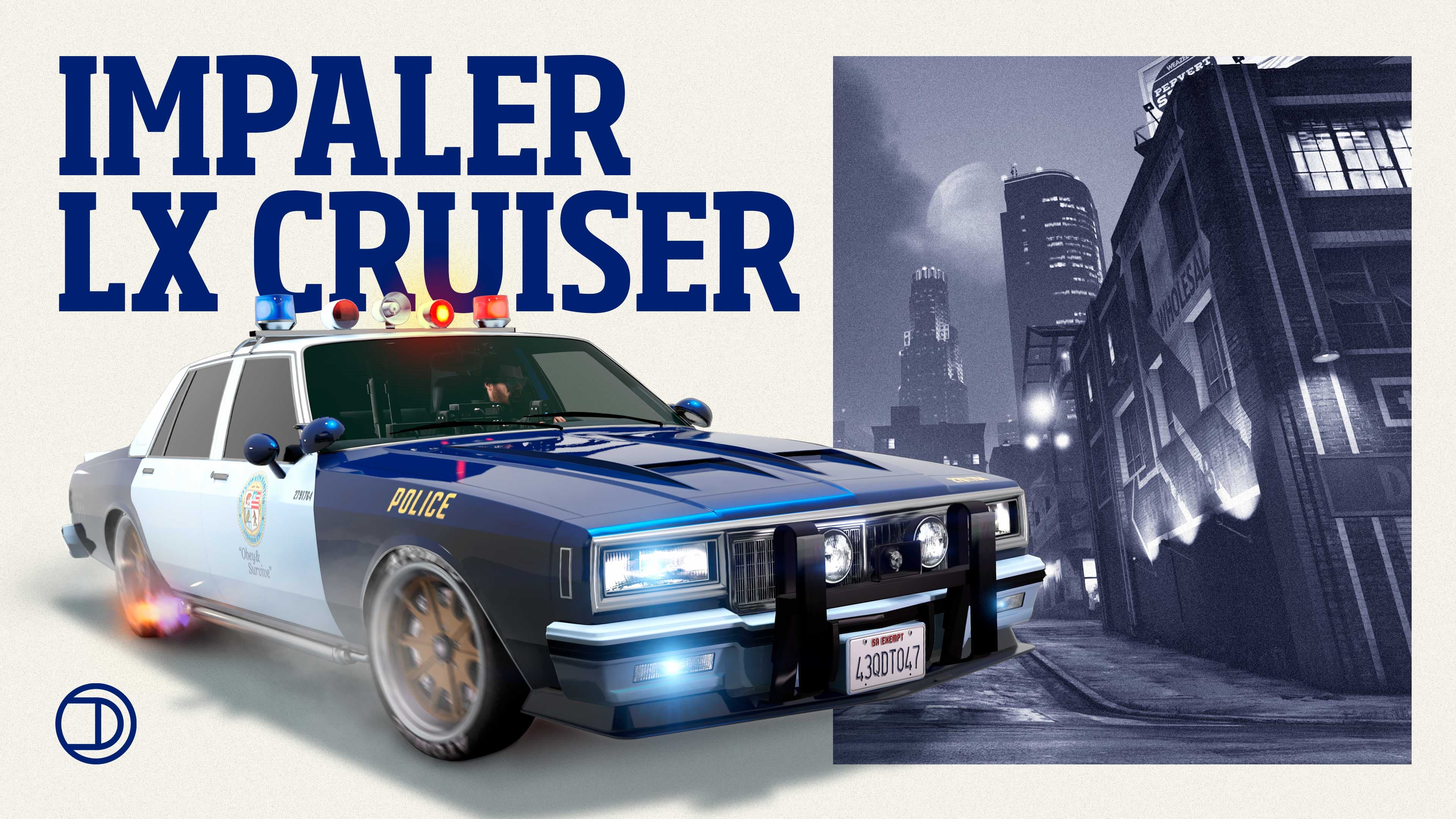 GTA Online, Official, Vehicle, Declasse Impaler LX Cruiser, Emergency